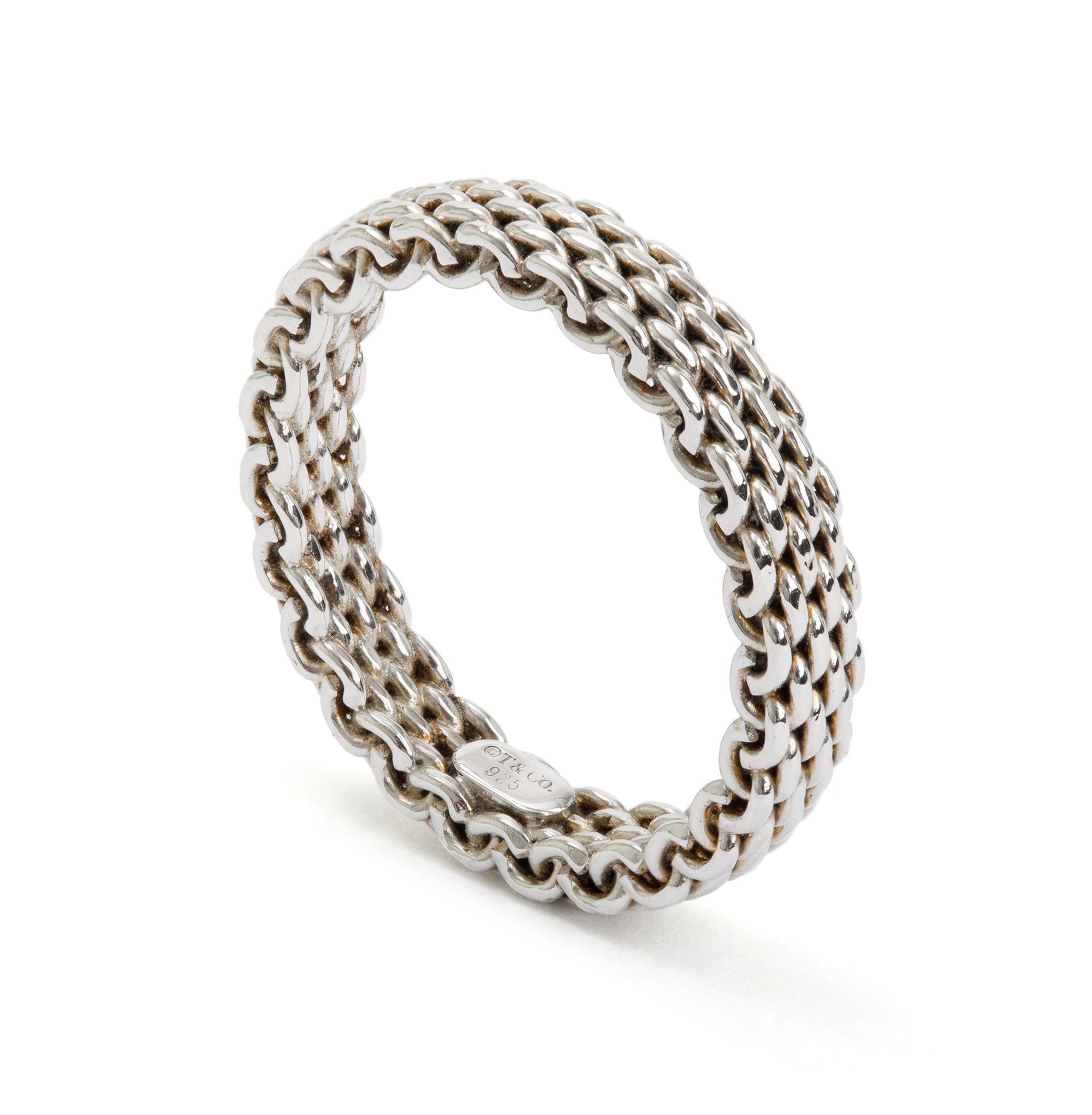 Tiffany & Co. Sterling Silver Narrow Somerset Ring, Size 6