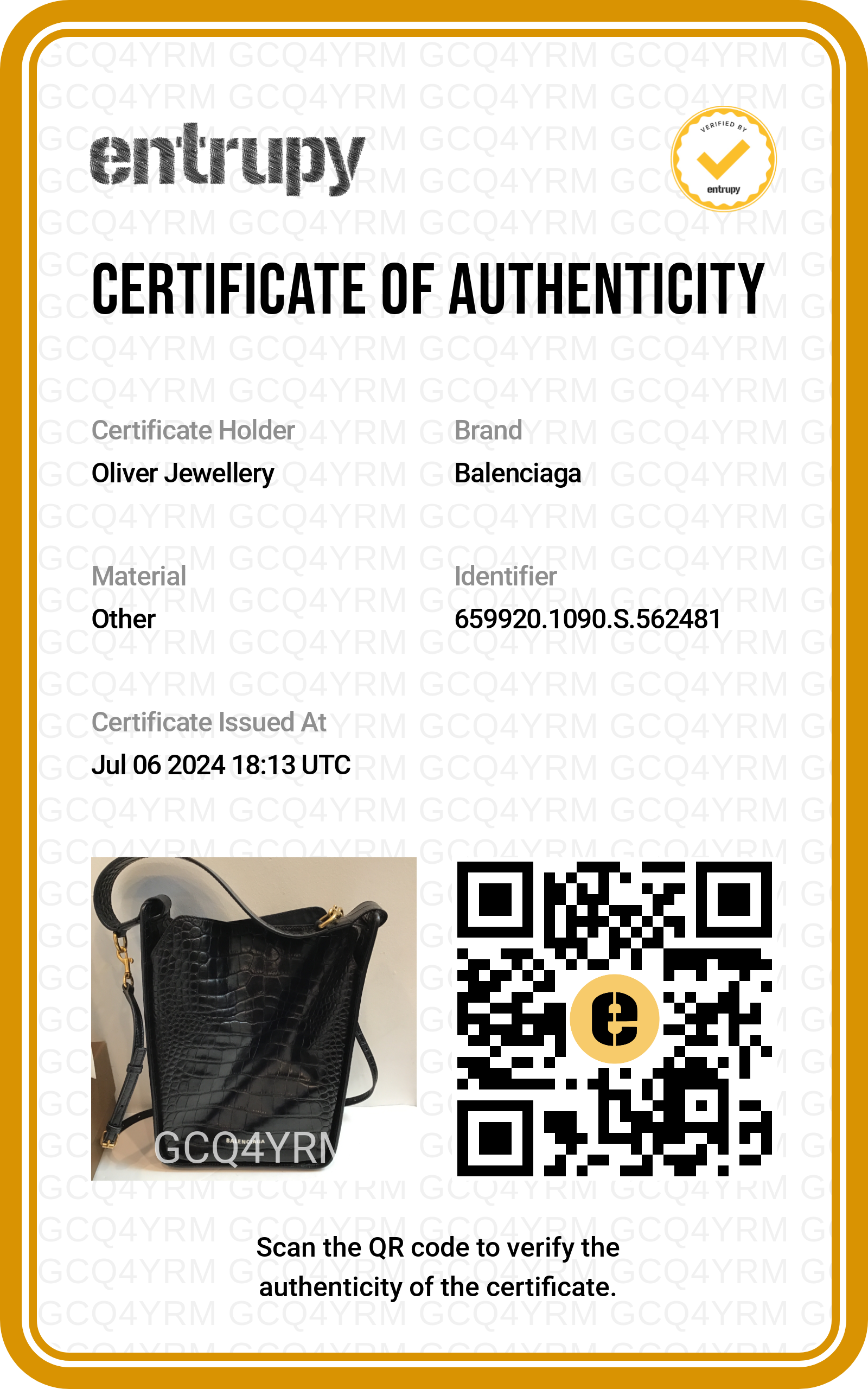 Balenciaga Black Croc-Embossed Leather Tool 2.0 Small N/S Tote w/ Strap & Box