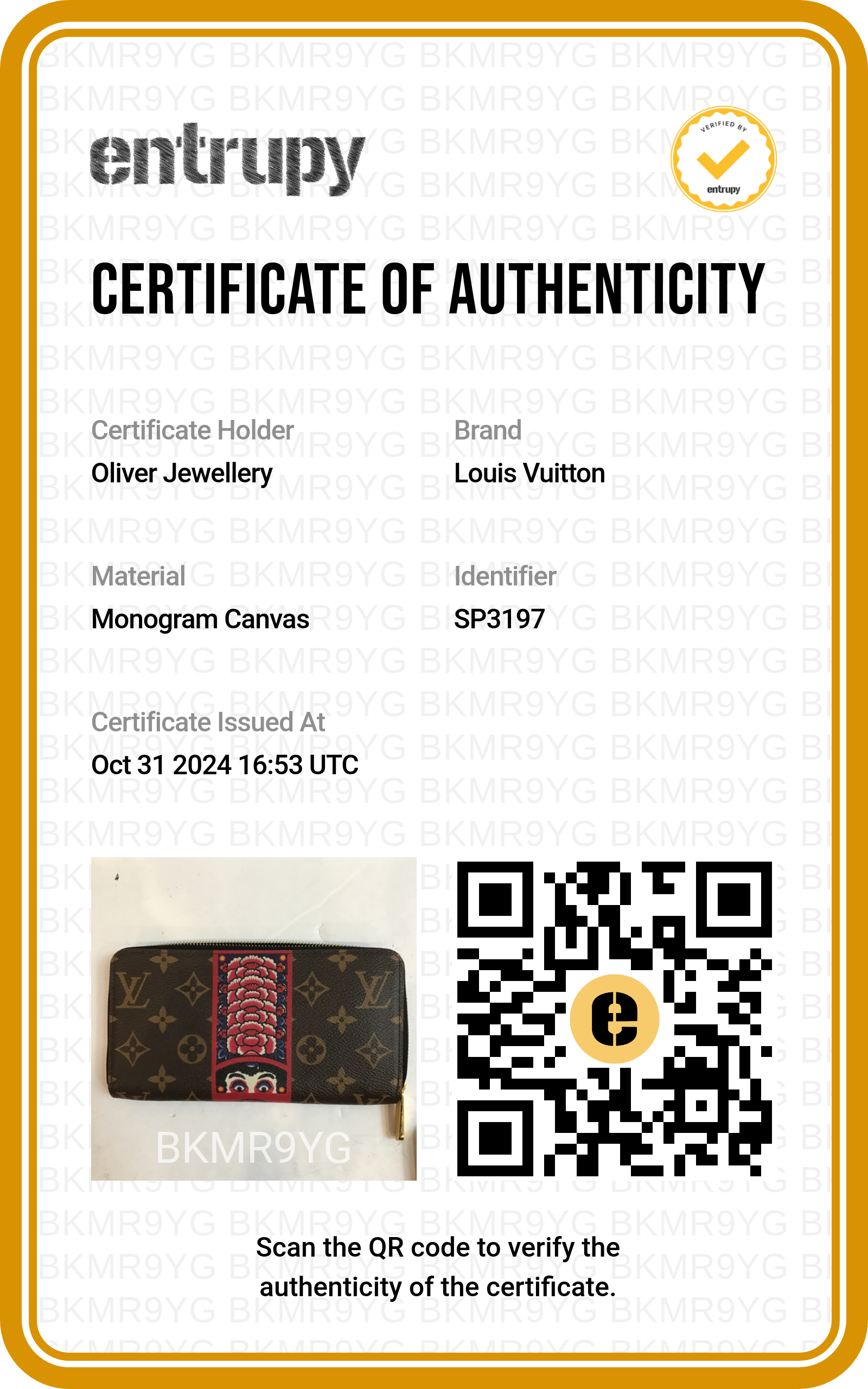 Louis Vuitton Limited Edition Monogram Kabuki Zippy Wallet