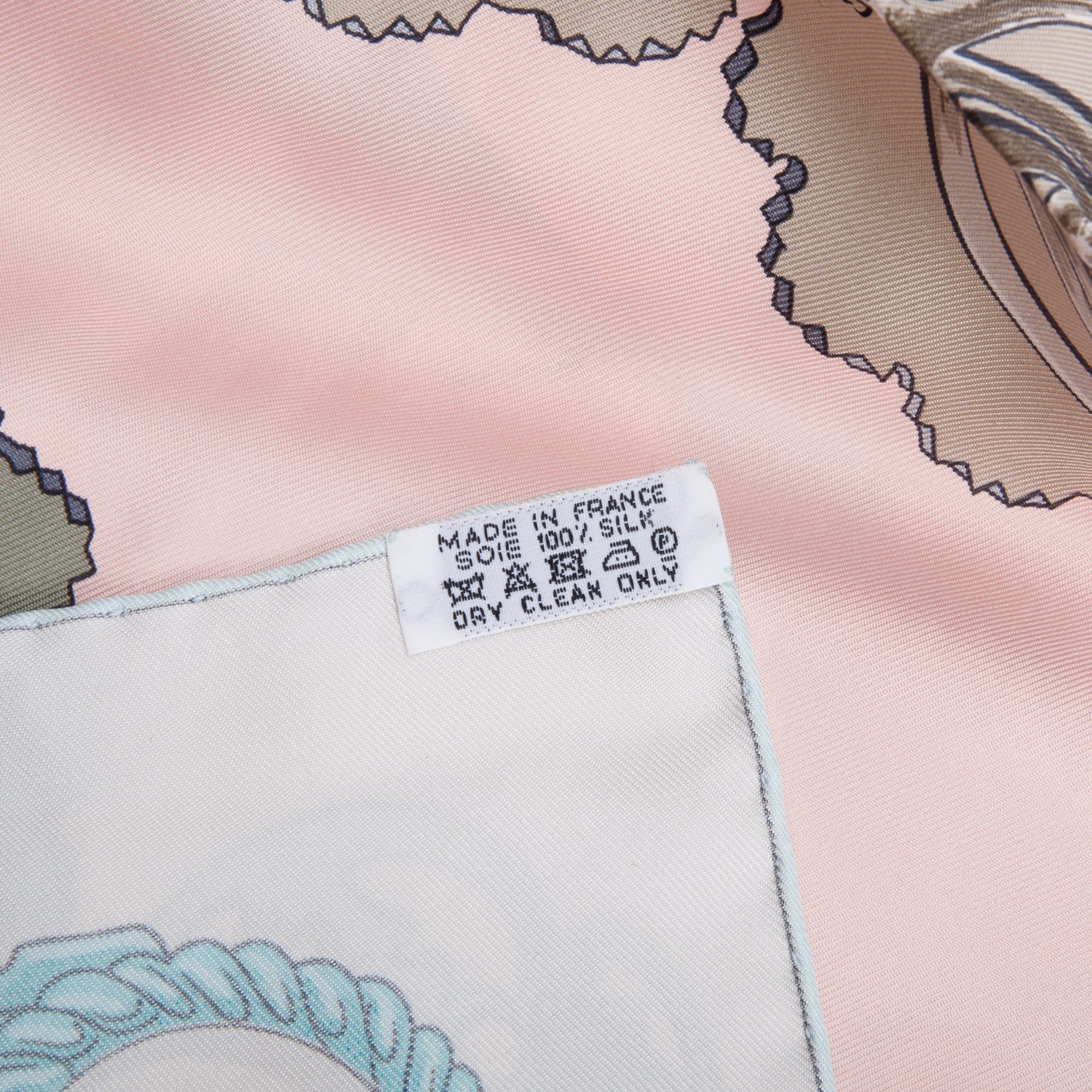 Hermes Pink/Multicolor 'Cuivreries' Silk Scarf 90 w/ Box