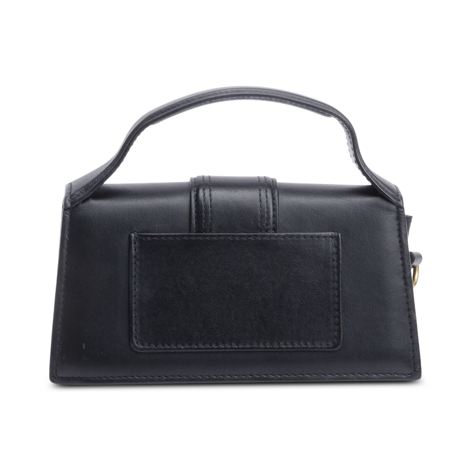 Jacquemus Black Leather Le Bambino Bag w/ Strap