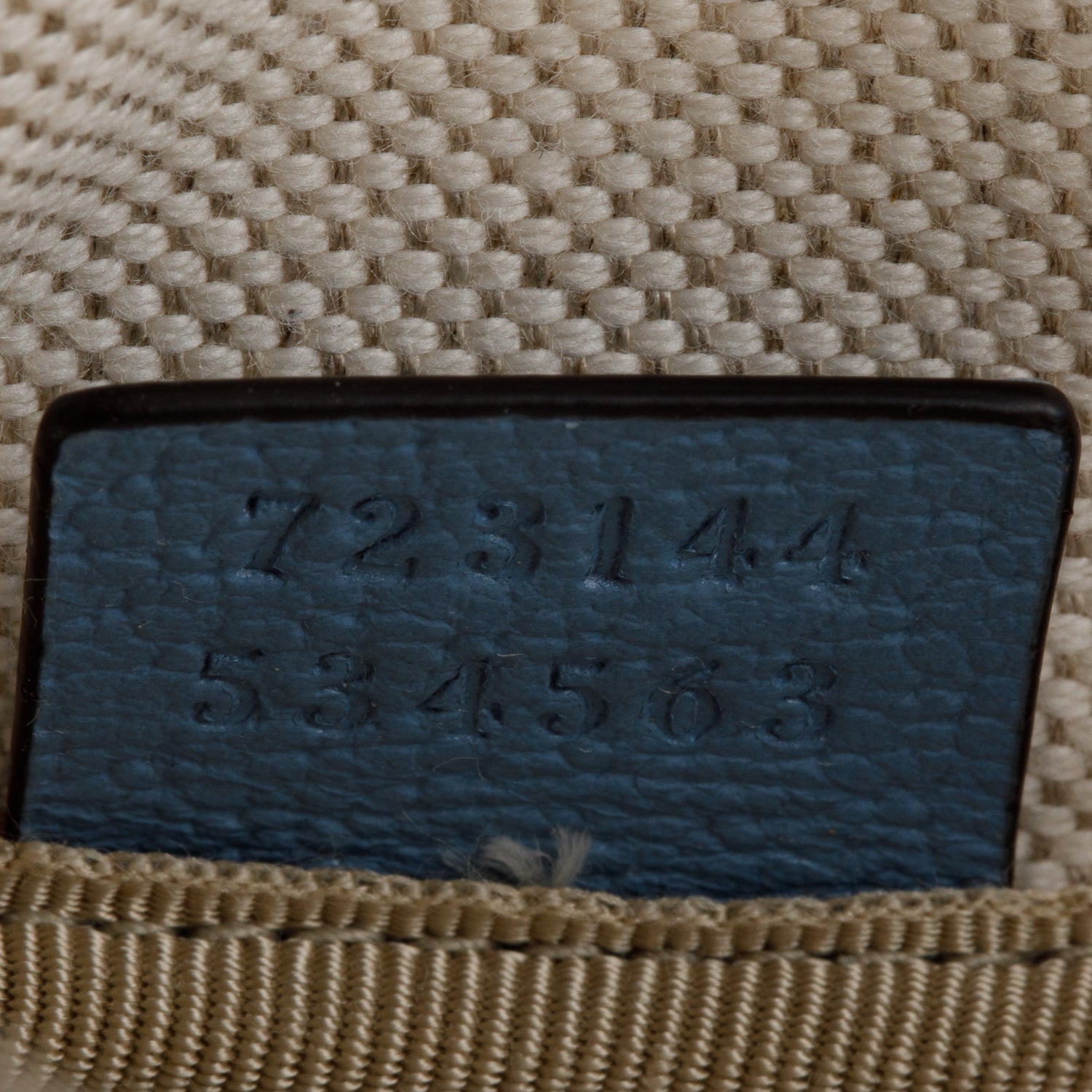 Gucci X Palace Blue GG-P Supreme Triangle Coin Purse w/ Box