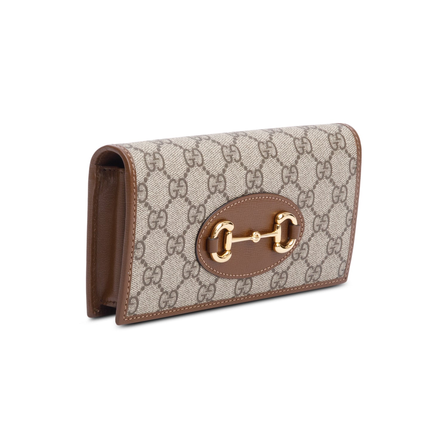 Gucci GG Supreme Horsebit 1955 Wallet on Chain w/ Box