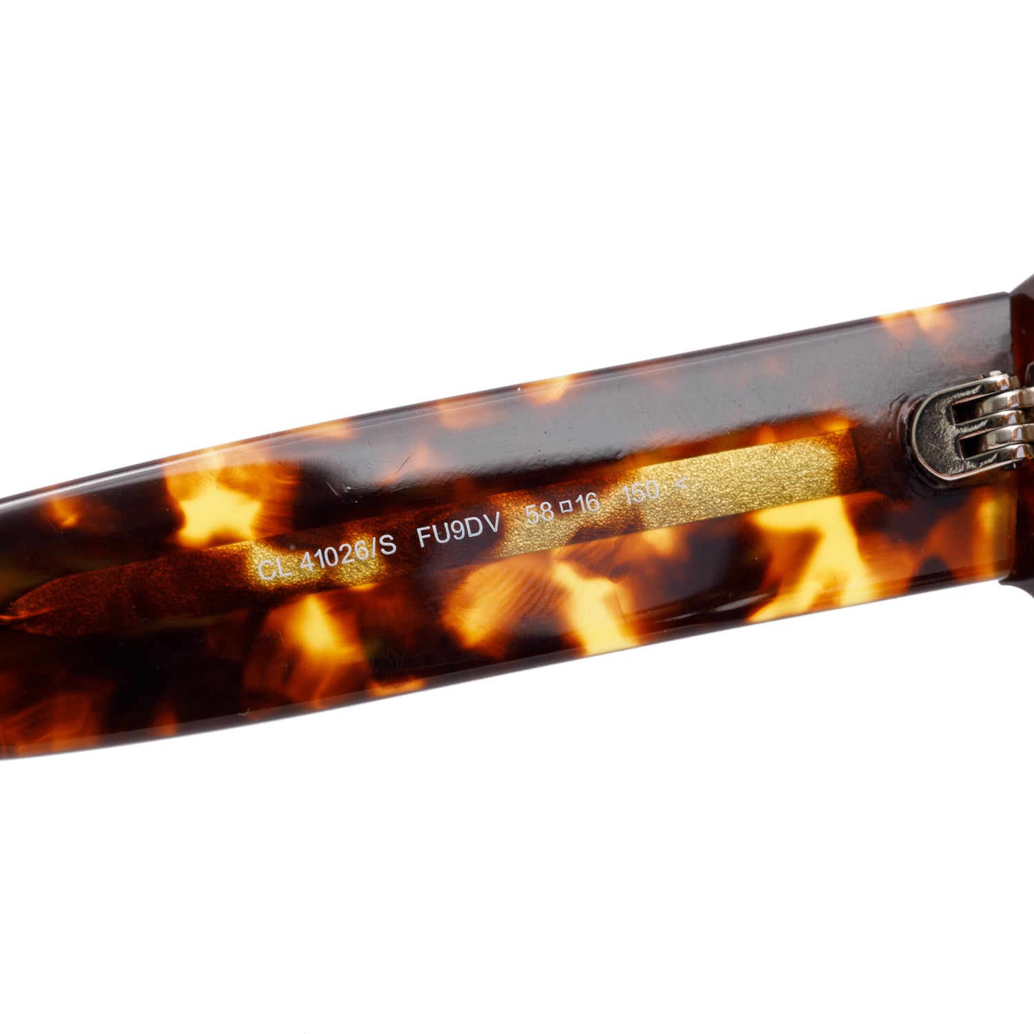 Celine CL41026/S Black & Havana Acetate Wayfarer Sunglasses