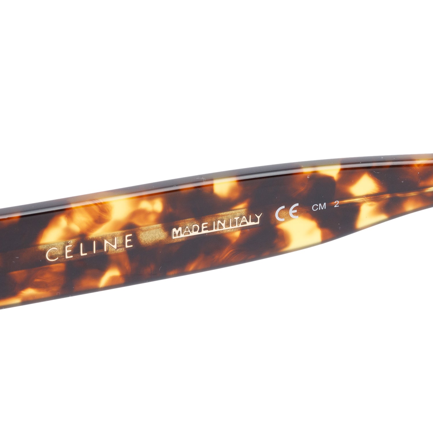 Celine CL41026/S Black & Havana Acetate Wayfarer Sunglasses