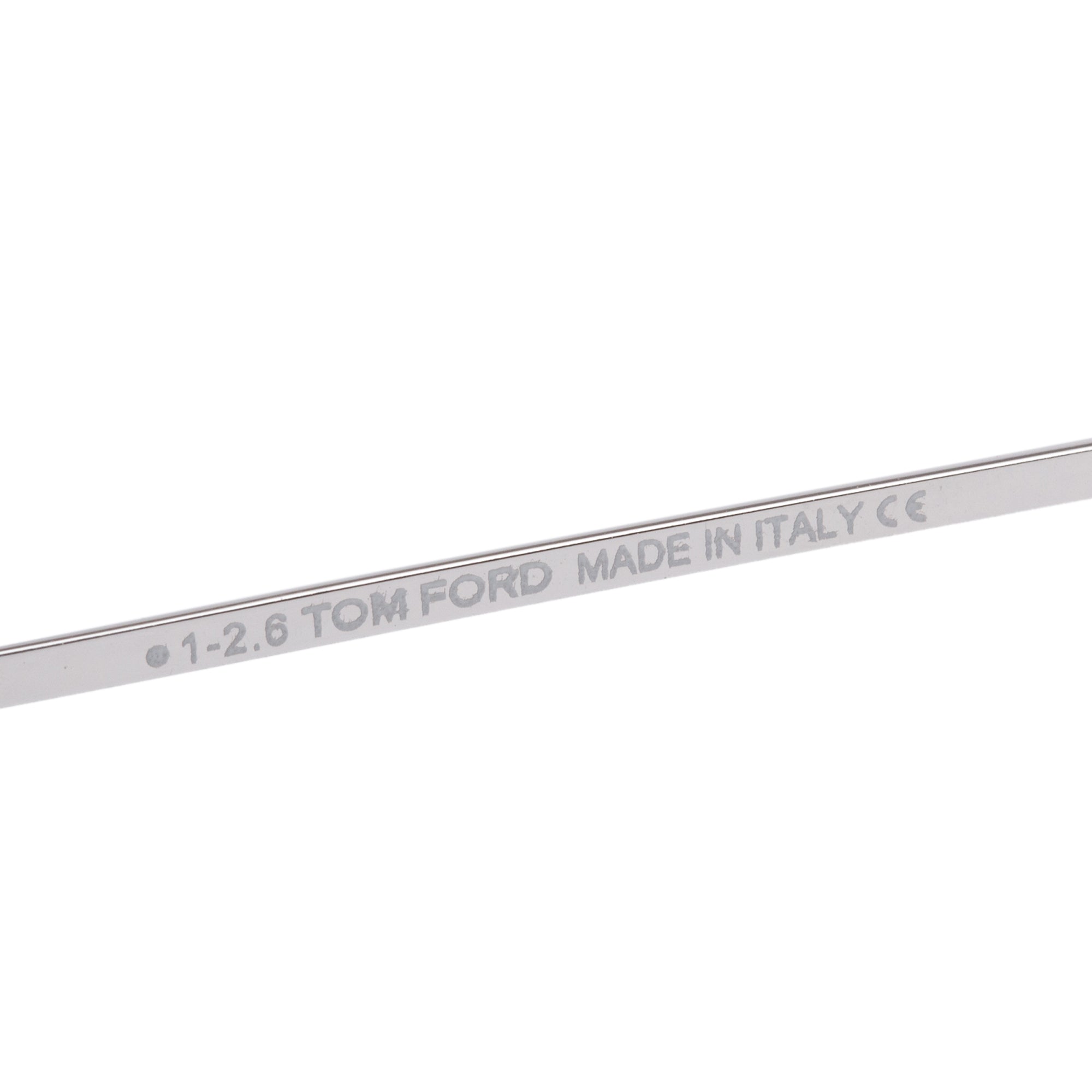 Tom Ford TF497 Silver Tone Metal Indiana Aviator Sunglasses