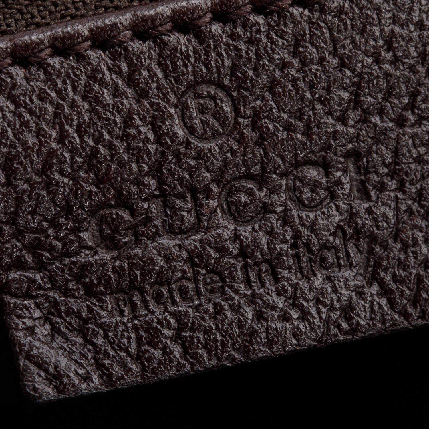 Gucci Brown Leather Trim Medium GG Canvas Abbey Shoulder Bag