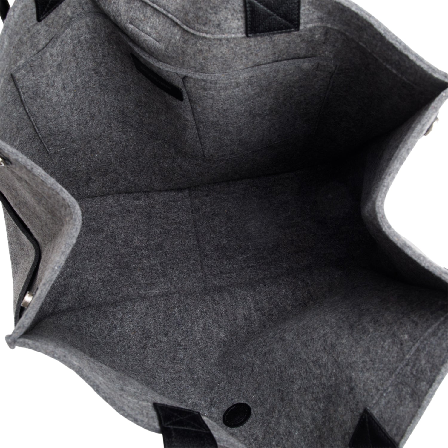 Saint Laurent Grey Wool Tote