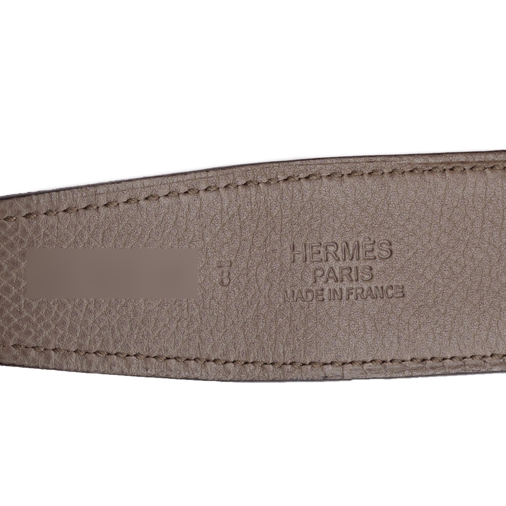 Hermes Bordeaux/Etain Swift & Epsom Leather Reversible 32 MM Quizz H Belt Kit 100
