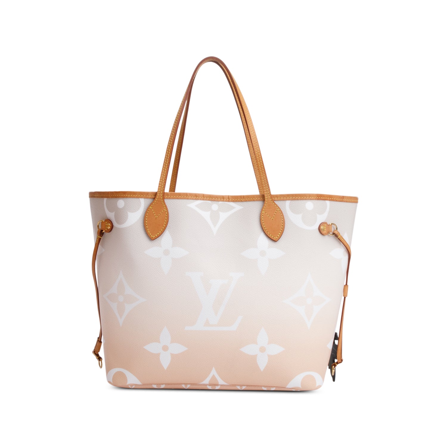 Louis Vuitton Neutral Monogram Giant 'By The Pool' Neverfull MM w/ Pouch & Box
