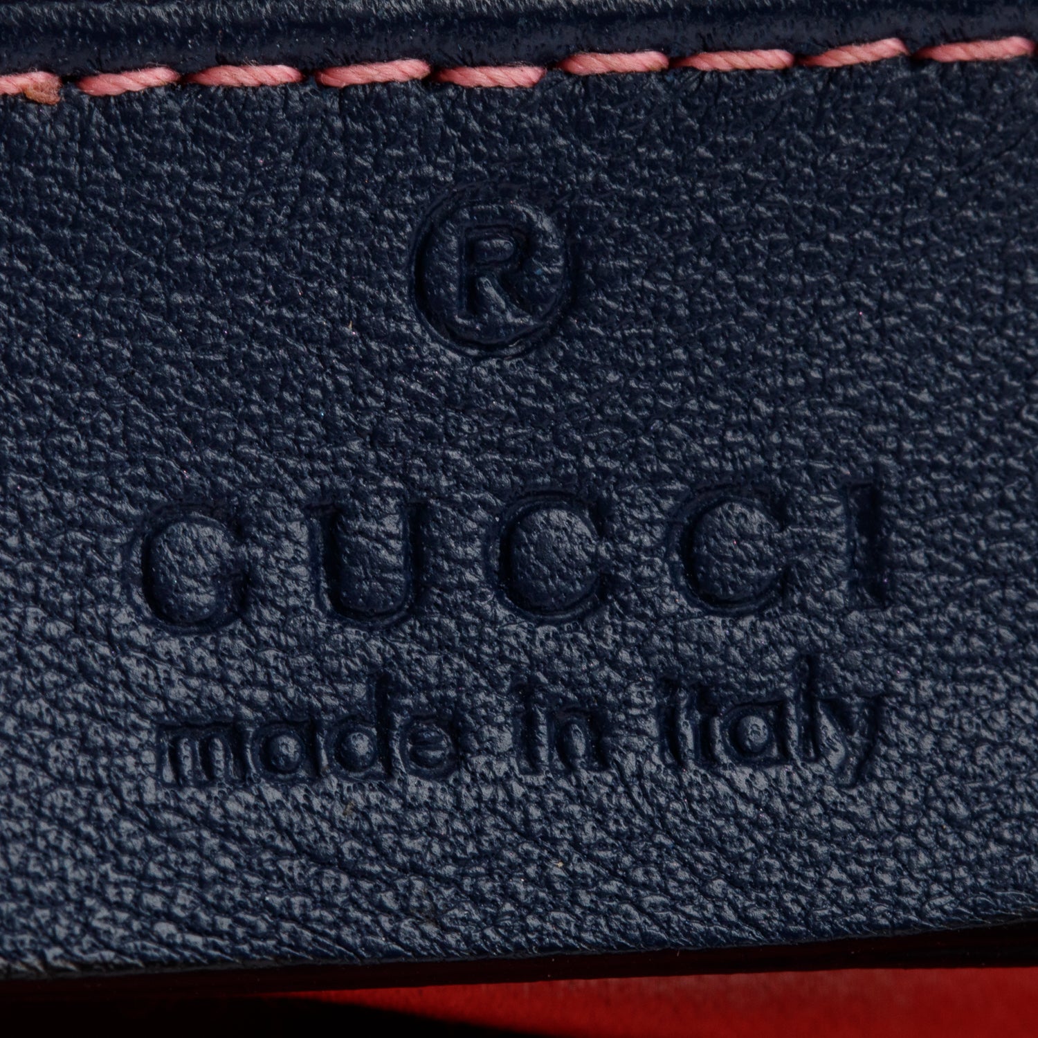 Gucci Blue Denim GG Marmont Pearly GG Small Shoulder Bag w/ Box