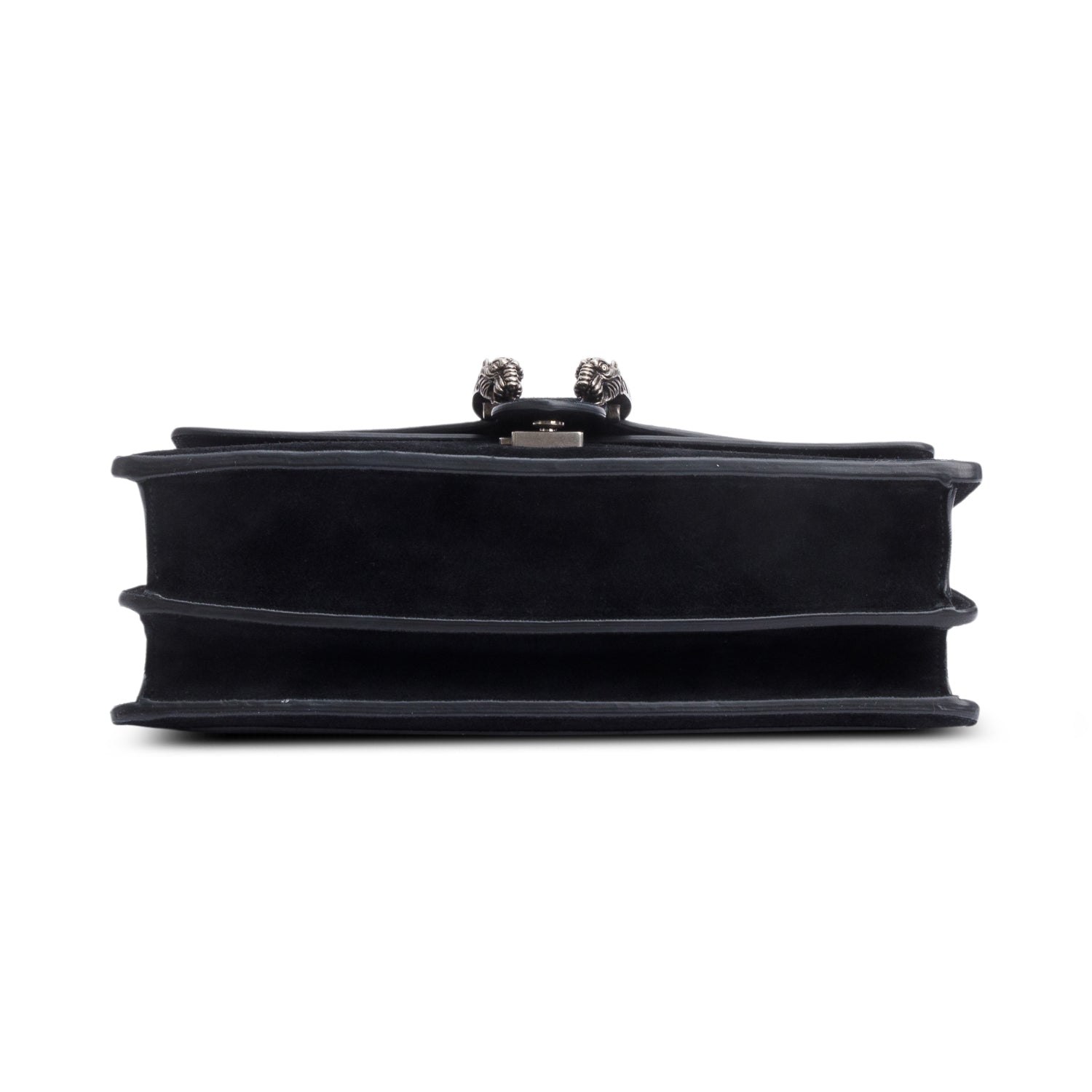 Gucci Black Suede Dionysus Medium Shoulder Bag w/ Box