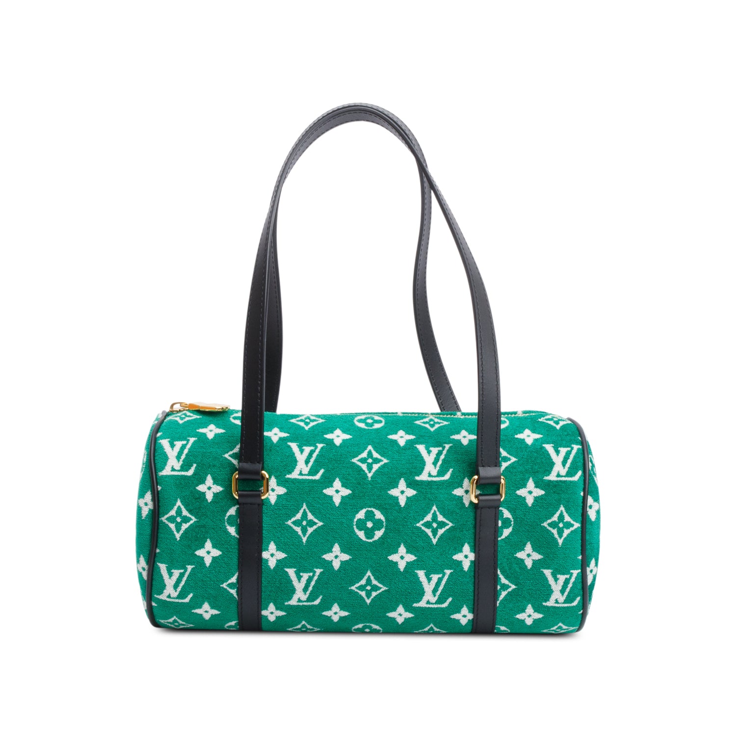Louis Vuitton Green Monogram Velvet LV Match Papillon 26 w/ Box