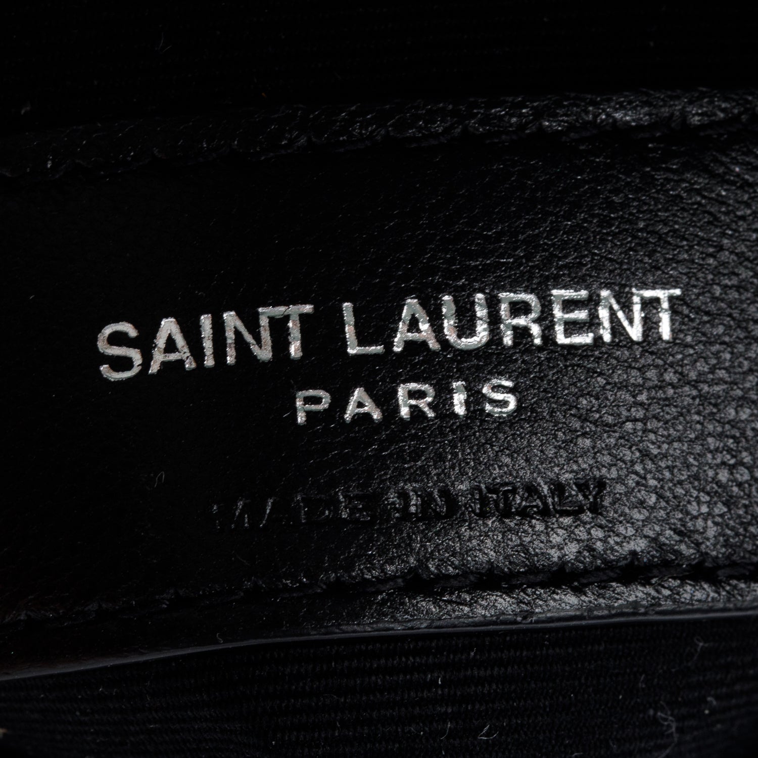 Saint Laurent 2022 Grey Lambskin Leather Toy Puffer Shoulder Bag