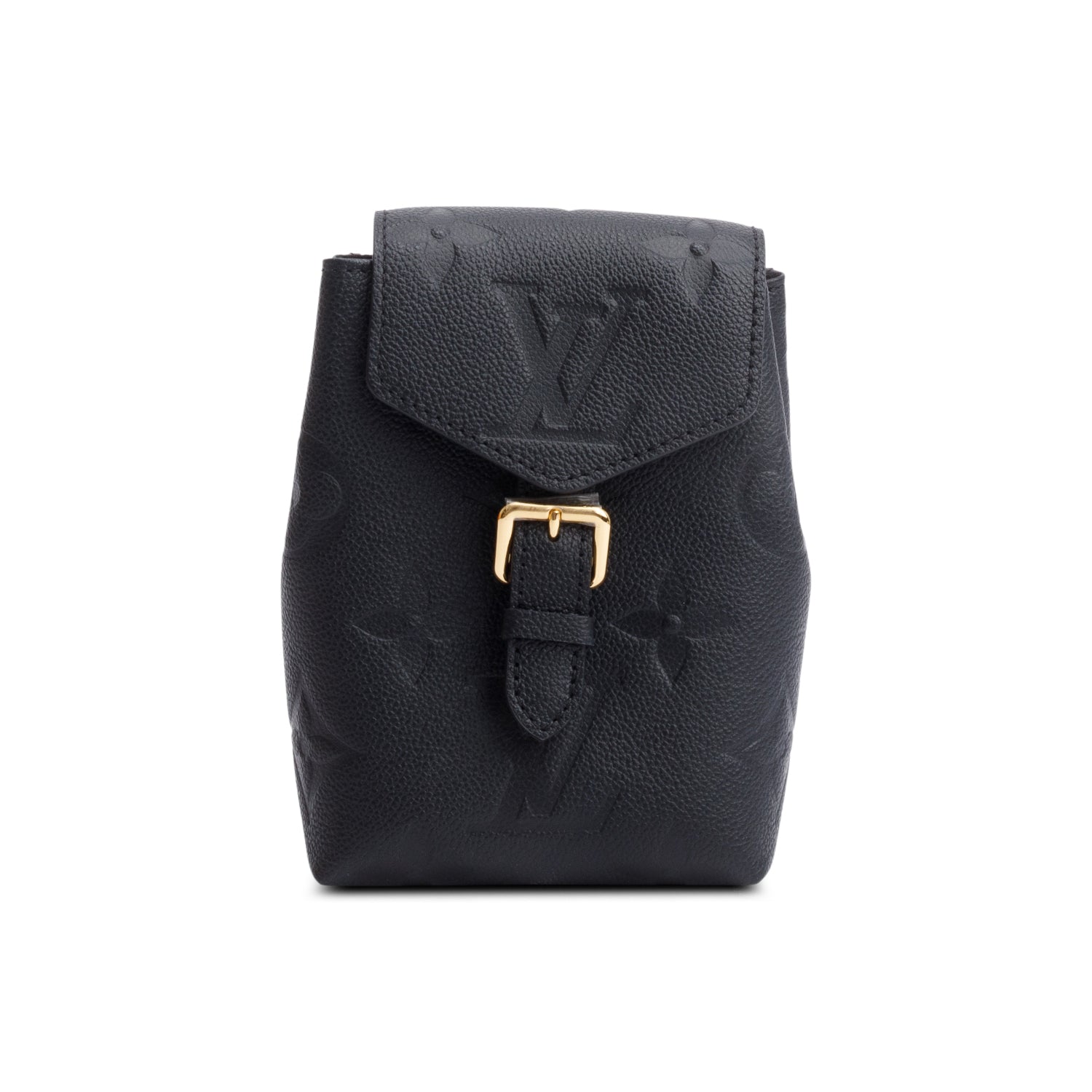Louis Vuitton Black Monogram Empreinte Leather Tiny Backpack w/ Box