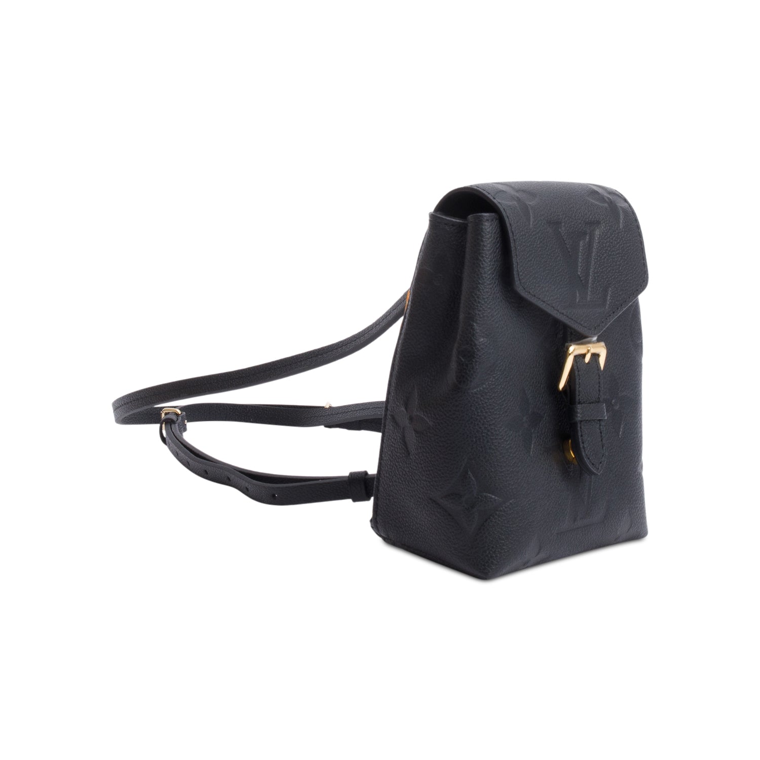 Louis Vuitton Black Monogram Empreinte Leather Tiny Backpack w/ Box