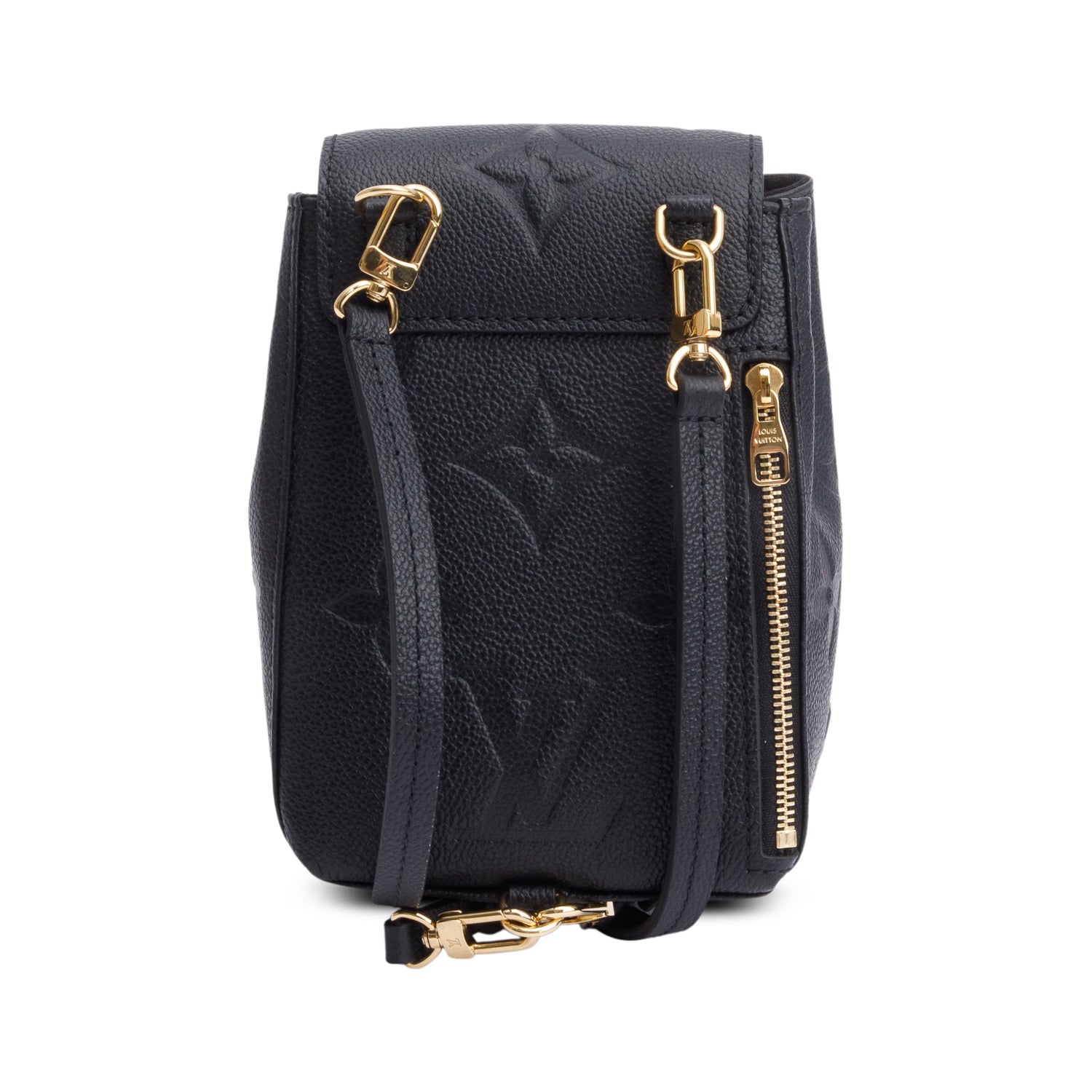 Louis Vuitton Black Monogram Empreinte Leather Tiny Backpack w/ Box