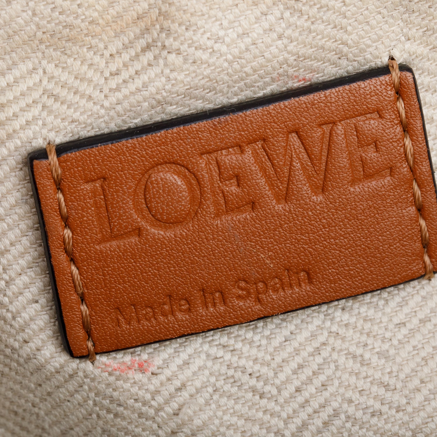 Loewe Tan Classic Calfskin Leather Medium Puzzle Edge Bag