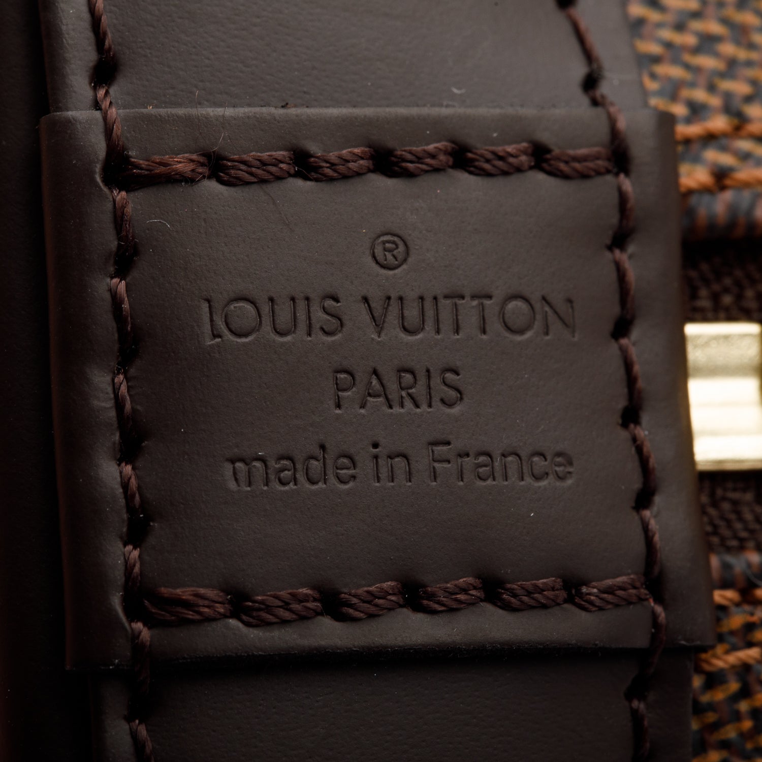 Louis Vuitton Damier Ebene Alma BB w/ Strap & Box