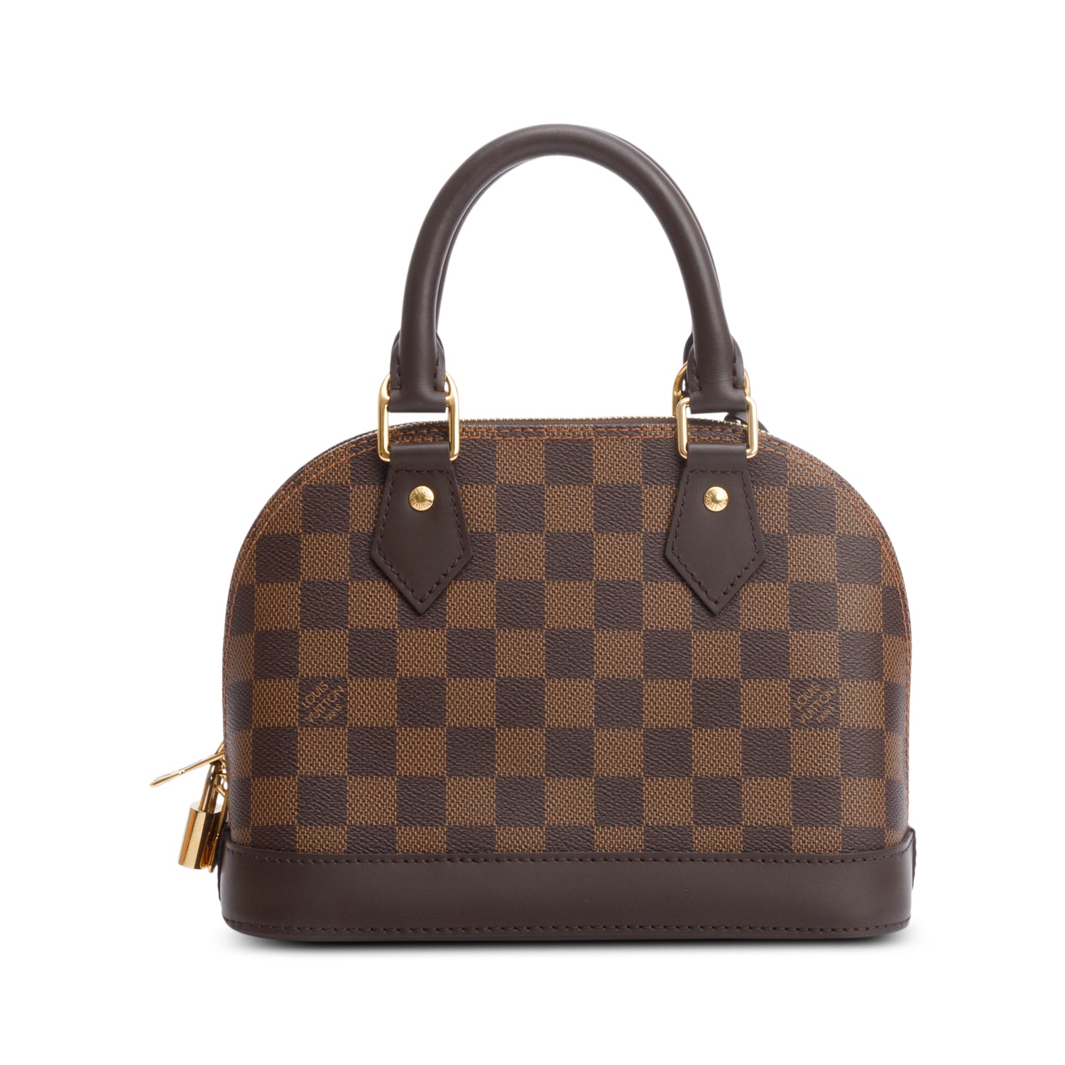 Louis Vuitton Damier Ebene Alma BB w/ Strap & Box