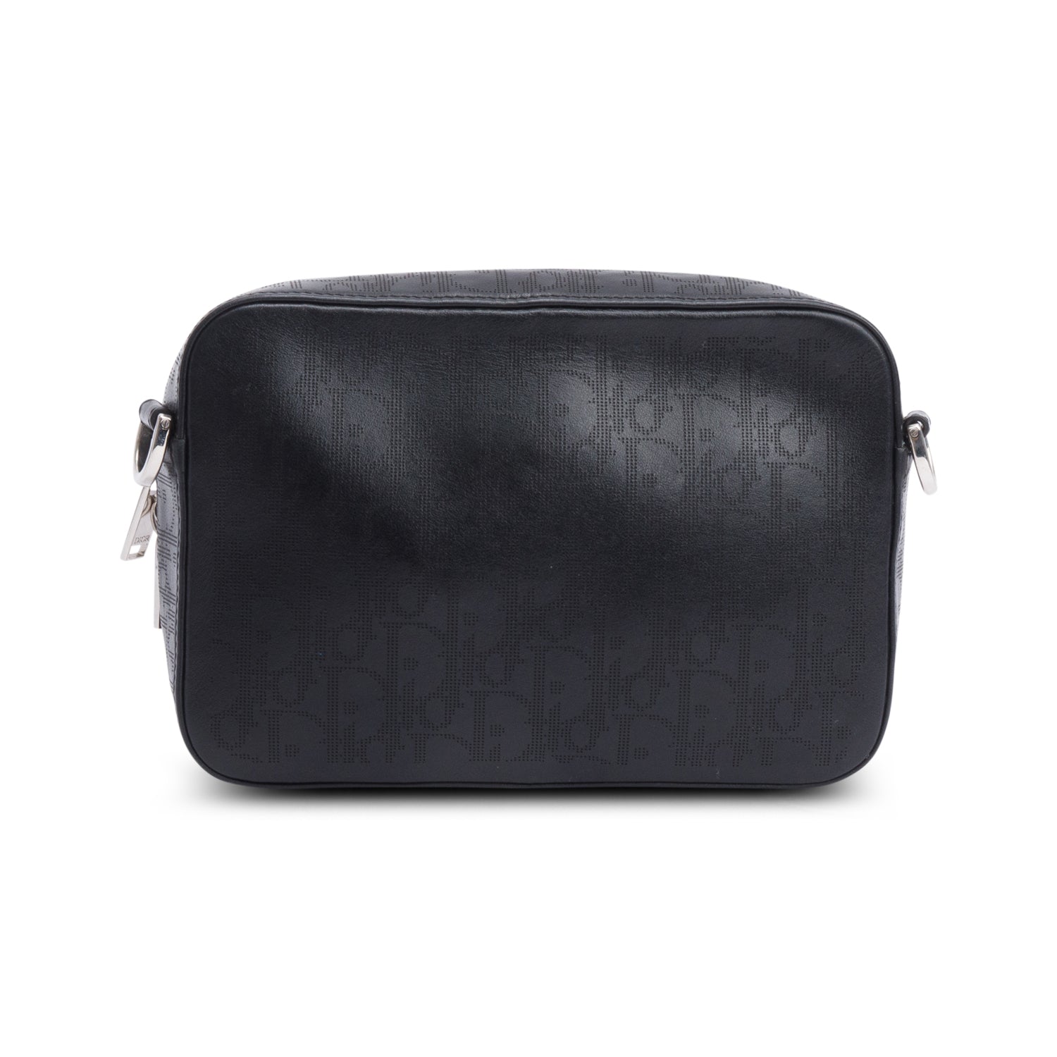 Christian Dior 2021 Black Oblique Galaxy Leather Safari Messenger Bag w/ Box