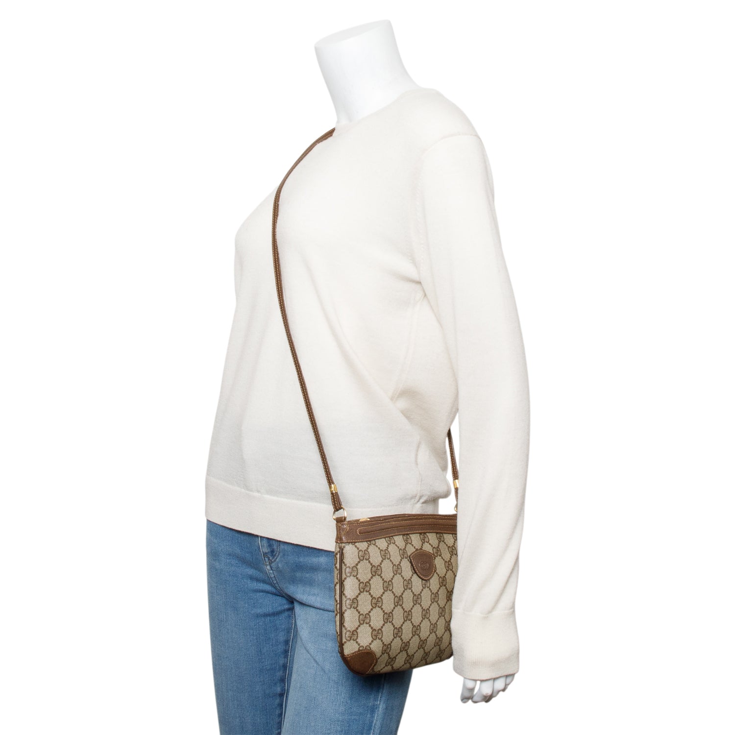 Gucci Vintage GG Supreme Small Crossbody Bag