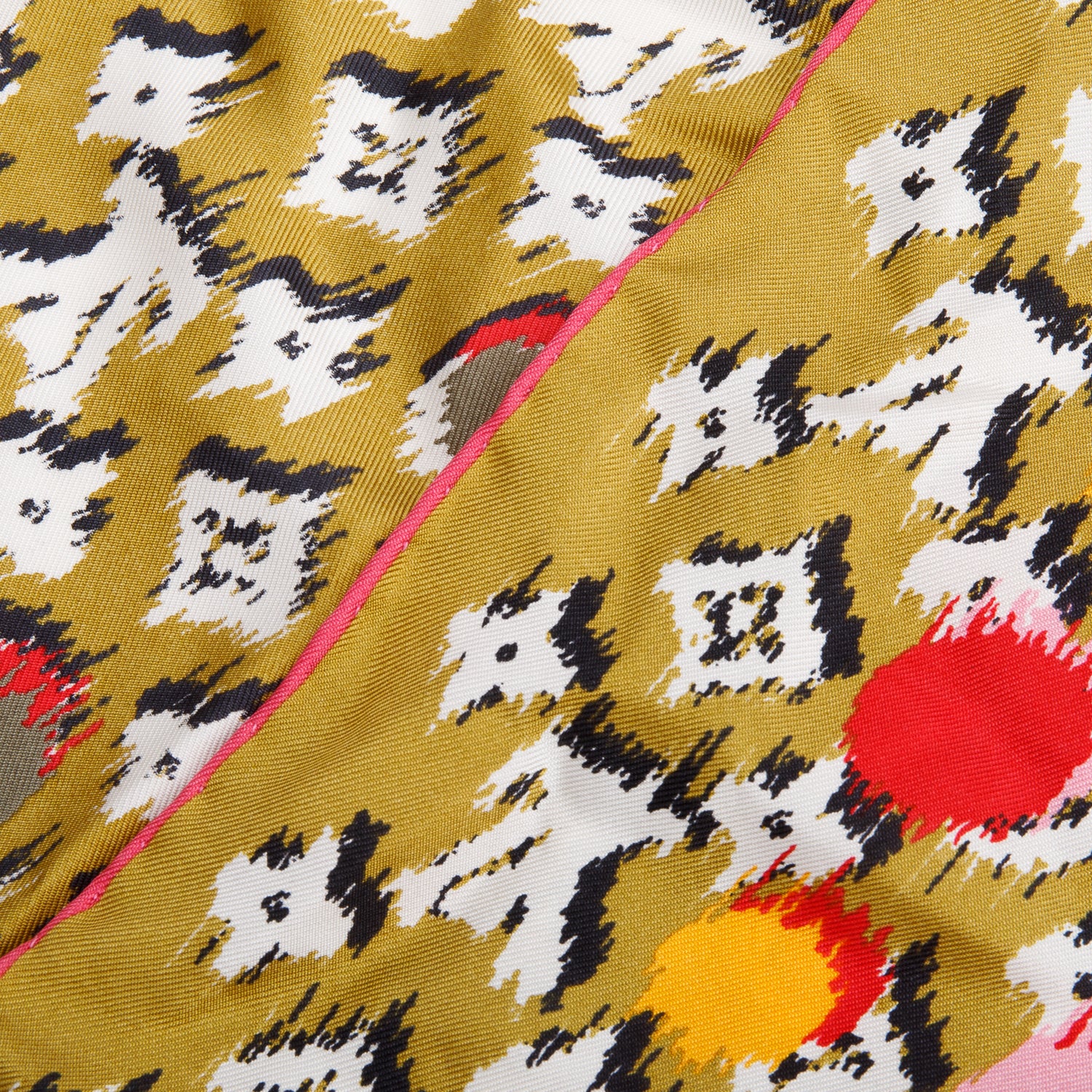 Louis Vuitton Brown Monogram Multicolor Square Silk Scarf