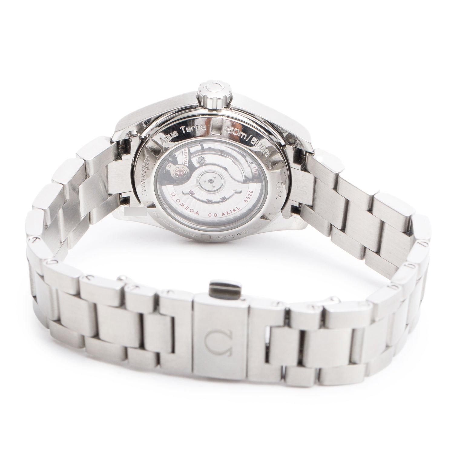 Omega Stainless Steel Seamaster Aqua Terra 150M 30 MM Co-Axial Chronometer Automatic Watch w/ Papers