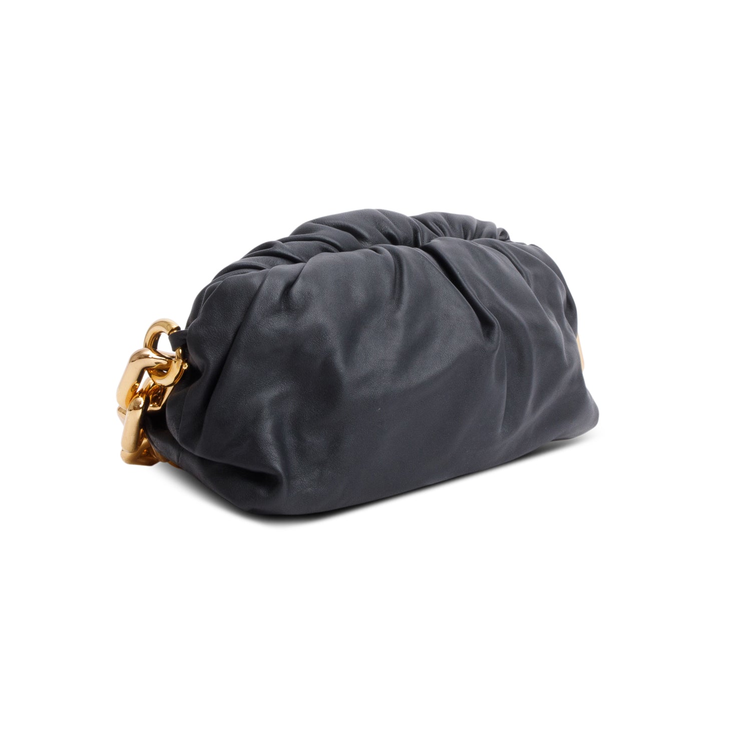 Bottega Veneta Black Nappa Leather The Chain Pouch