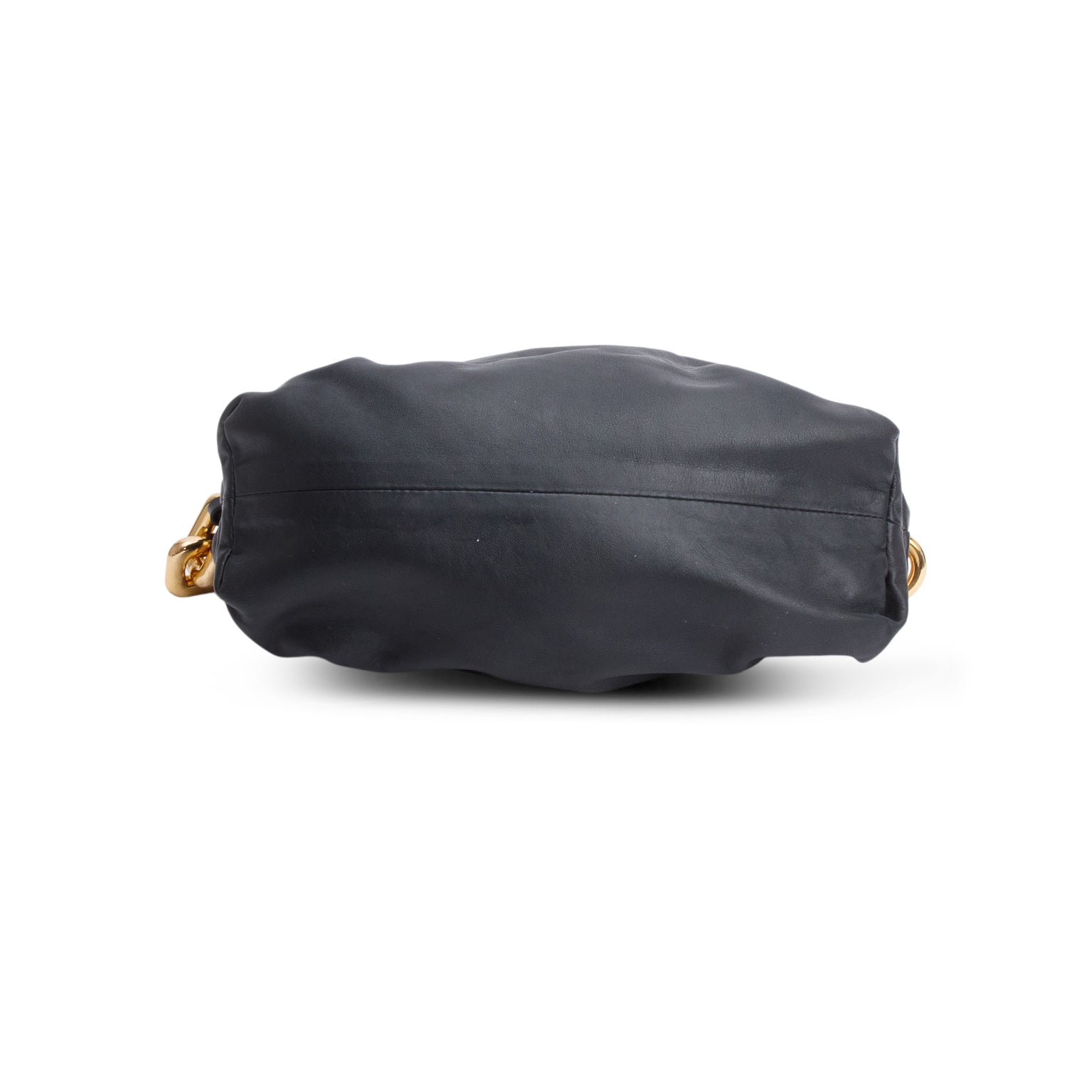 Bottega Veneta Black Nappa Leather The Chain Pouch