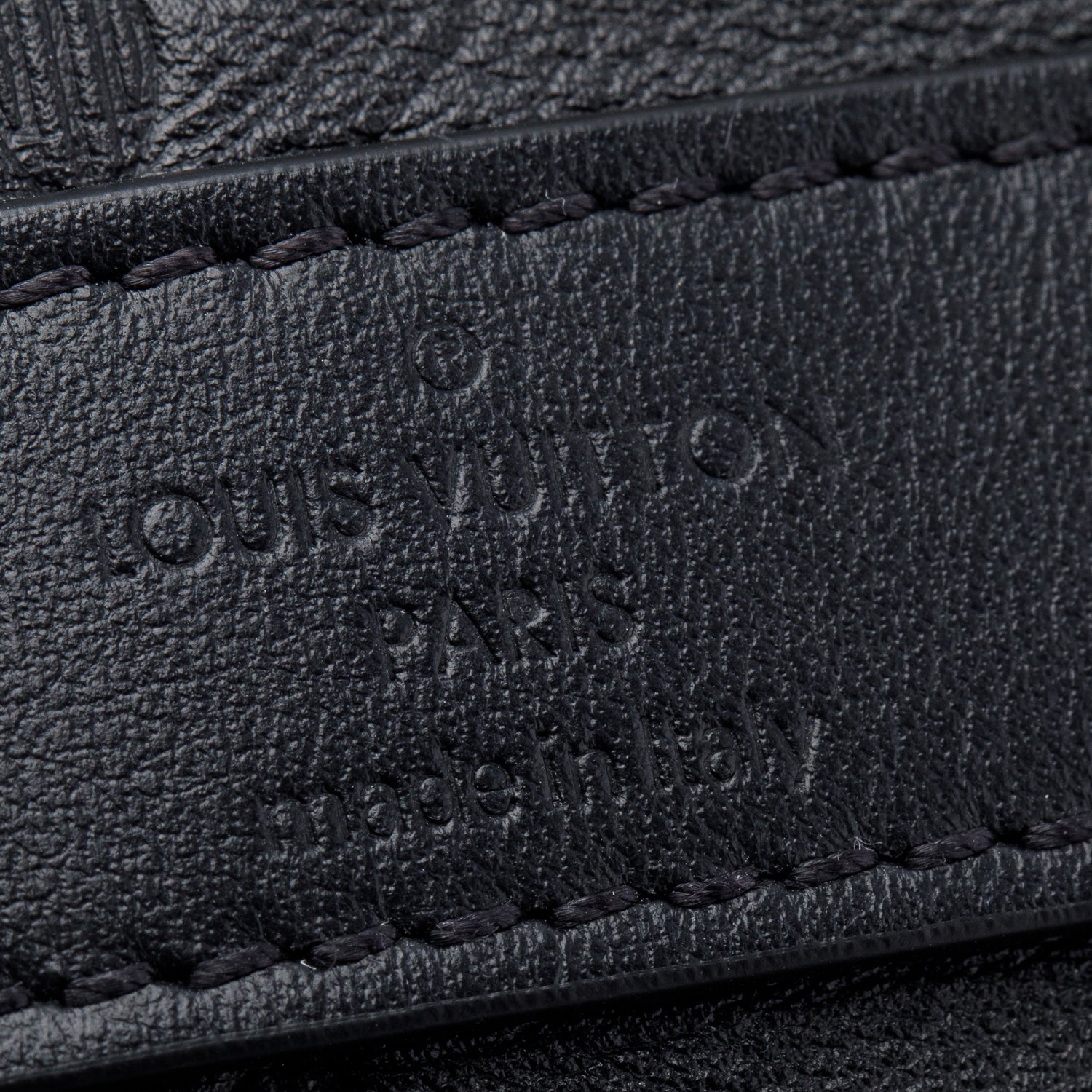 Louis Vuitton Black Monogram Shadow Embossed Keepall Bandouliere 50 w/ Strap