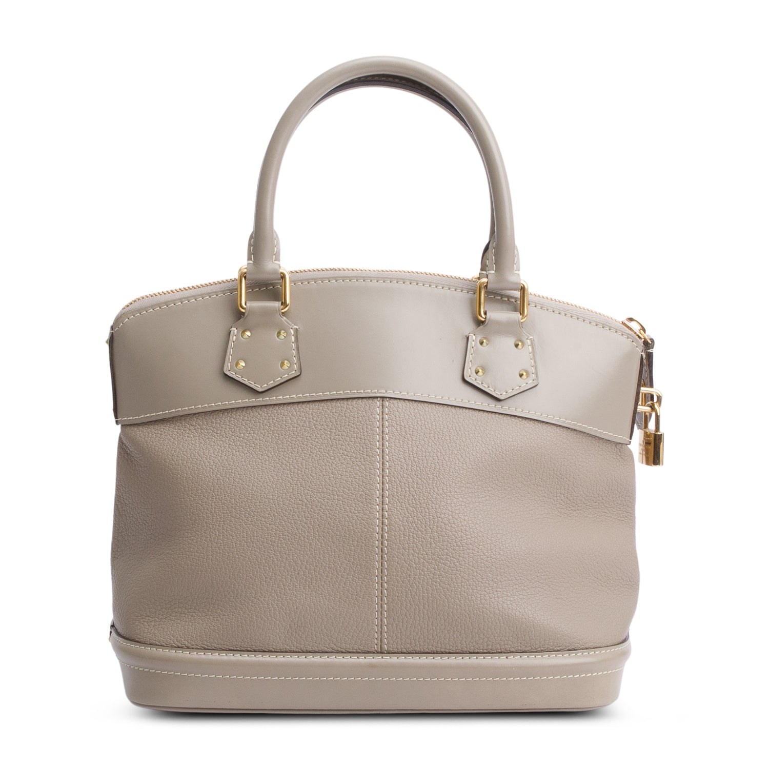 Louis Vuitton Taupe Suhali Leather Lockit PM