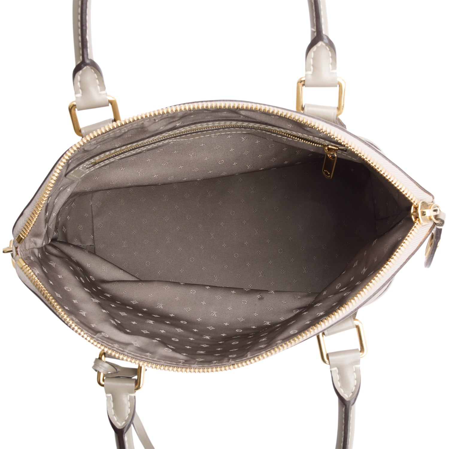 Louis Vuitton Taupe Suhali Leather Lockit PM