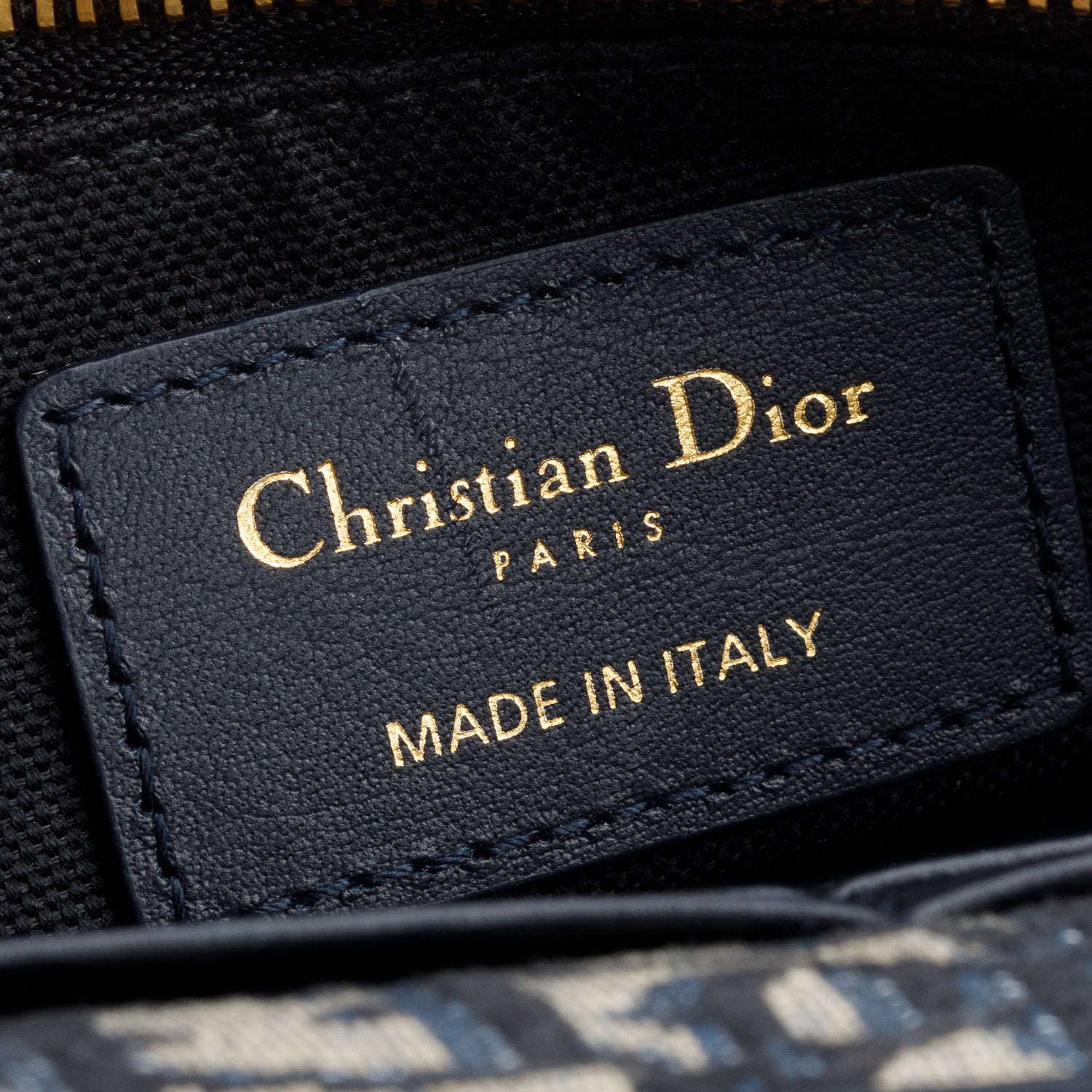 Christian Dior 2022 Navy Oblique 30 Montaigne 2-In-1 Pouch Bag