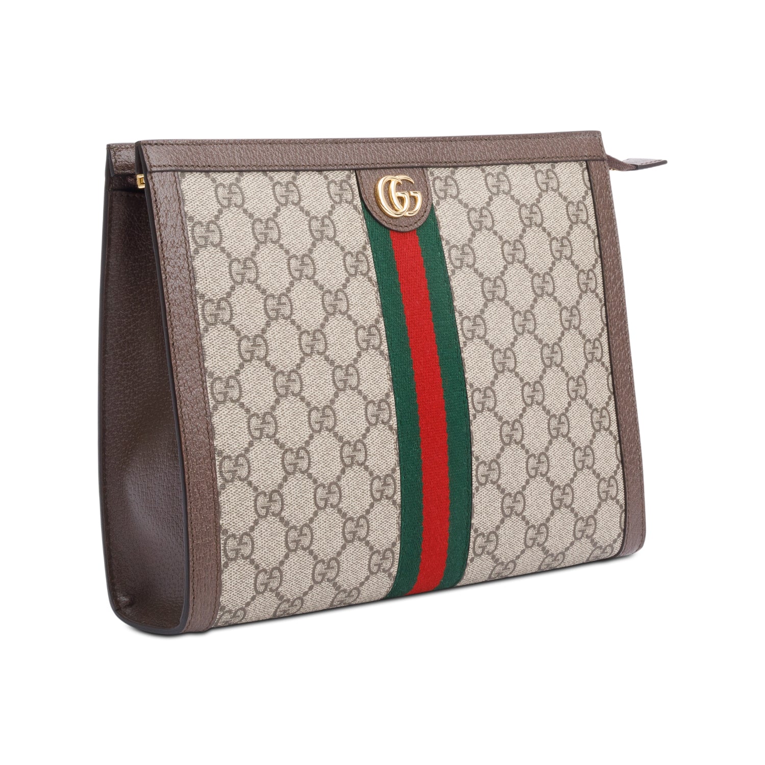 Gucci GG Supreme Monogram Web Ophidia Pouch