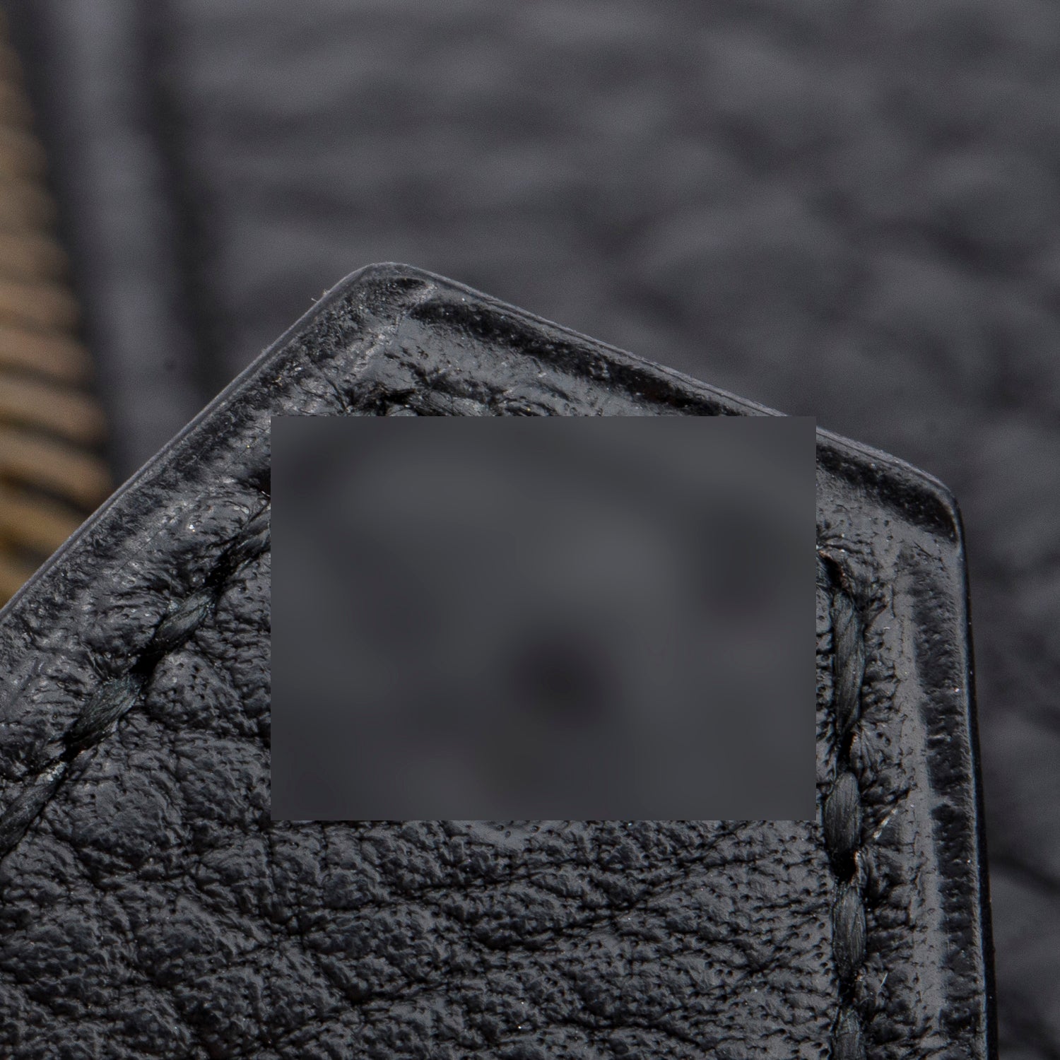 Hermes Noir Clemence Leather Bolide 45