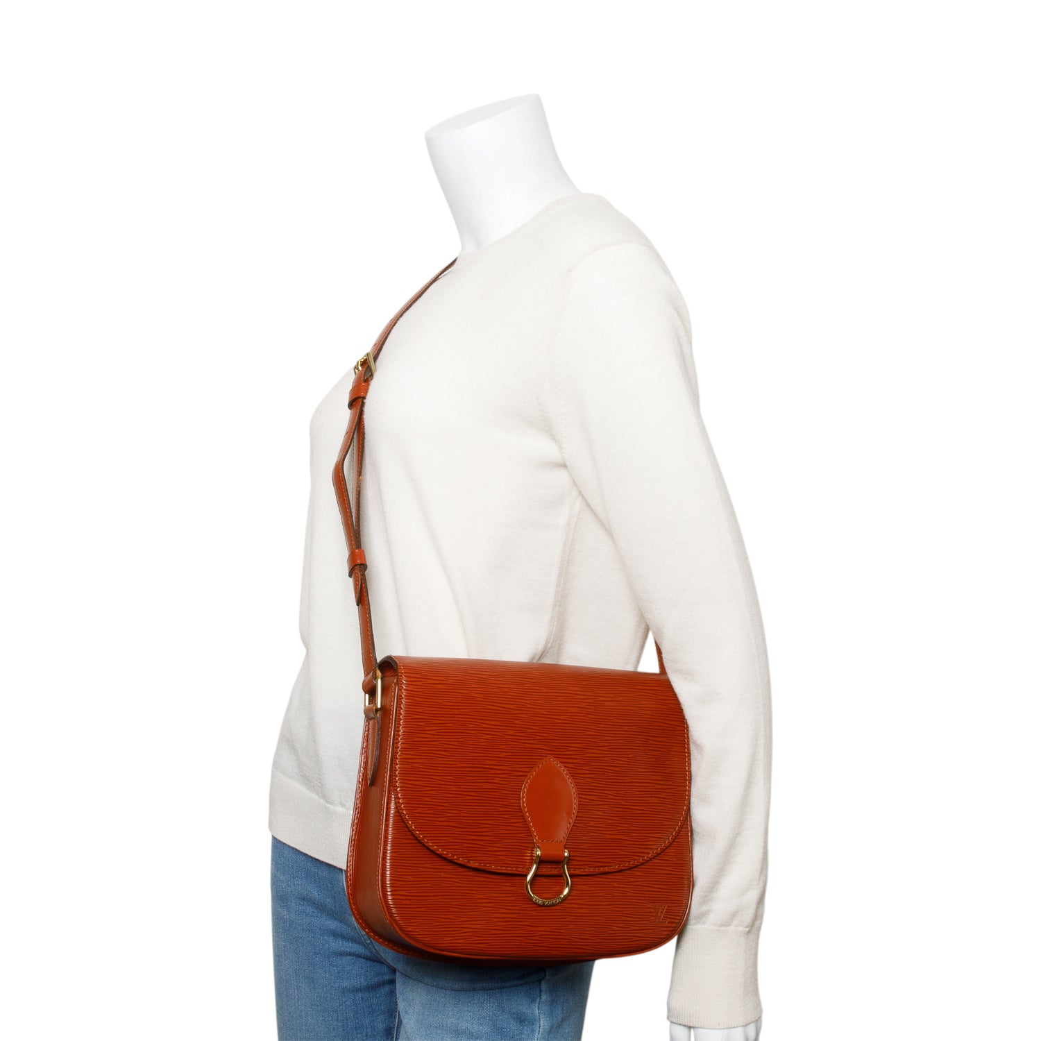 Louis Vuitton Brown Epi Leather Saint Cloud GM