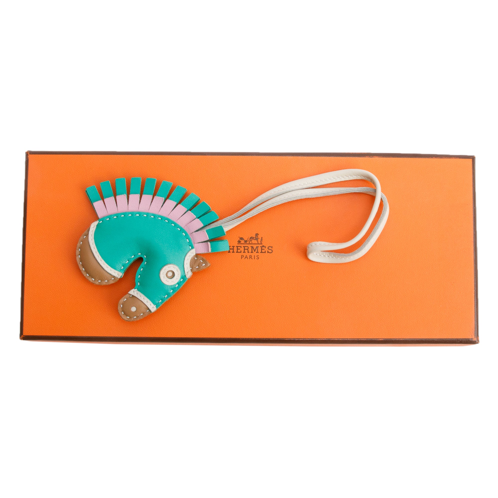 Hermes 2021 Multicolor Milo GeeGee Camaile Horse Bag Charm w/ Box