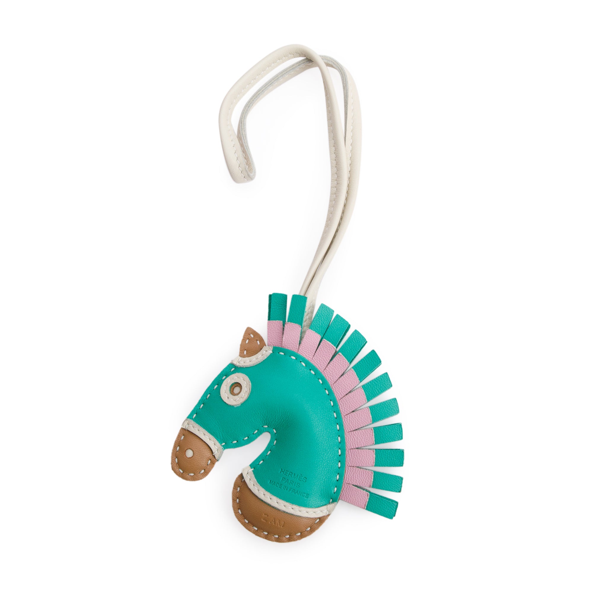 Hermes 2021 Multicolor Milo GeeGee Camaile Horse Bag Charm w/ Box