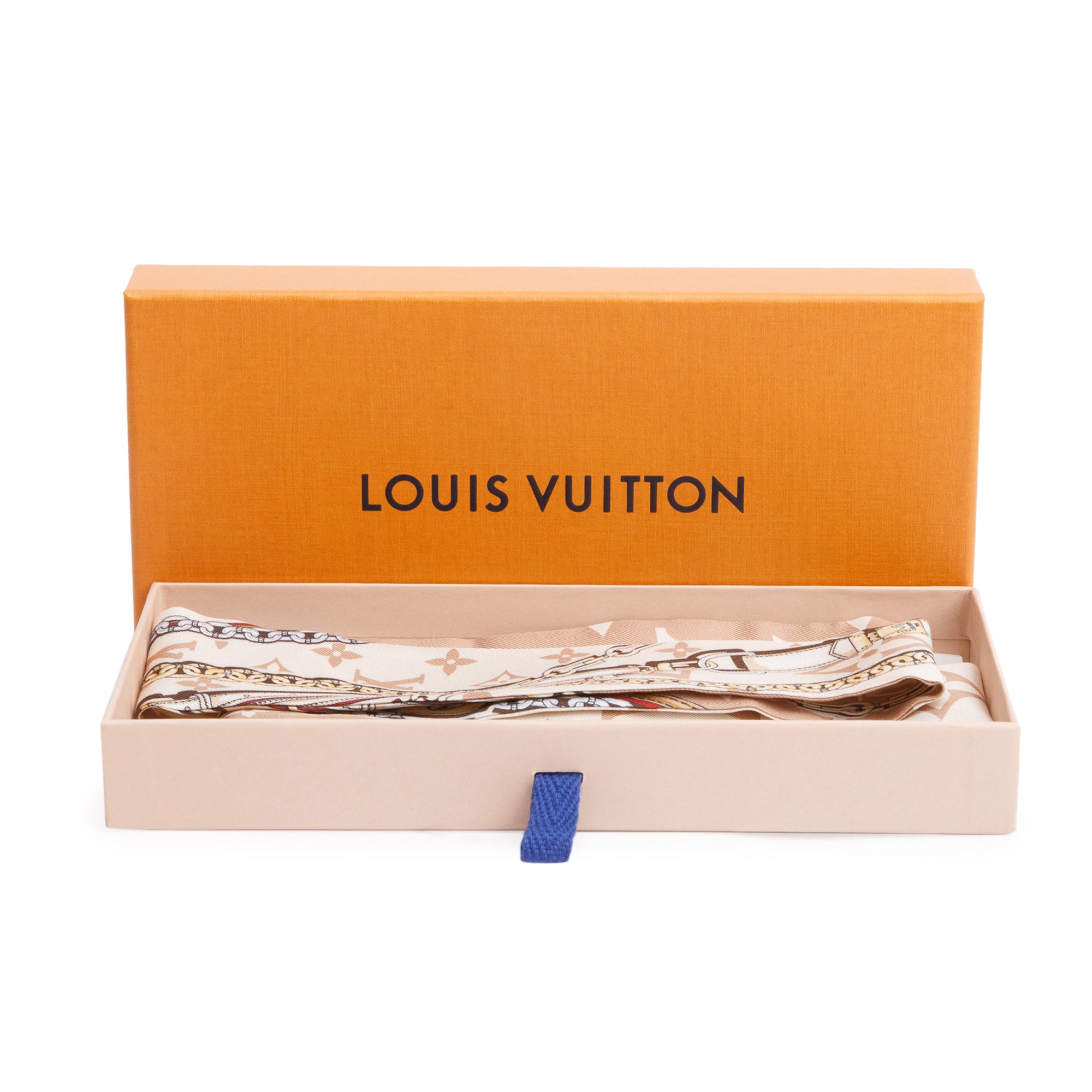 Louis Vuitton Beige Ultimate Monogram Silk Bandeau w/ Box
