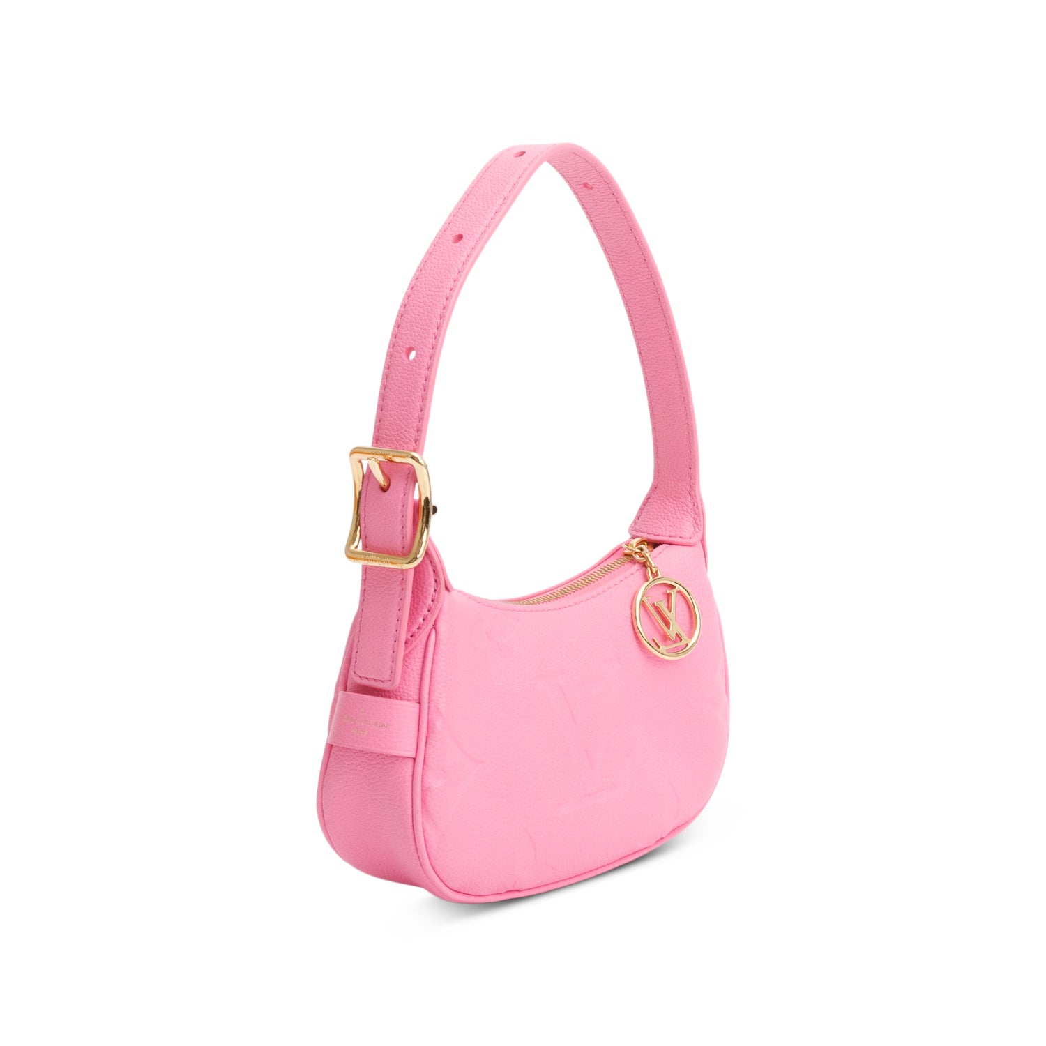 Louis Vuitton Pink Monogram Giant Empreinte Leather Mini Moon w/ Box