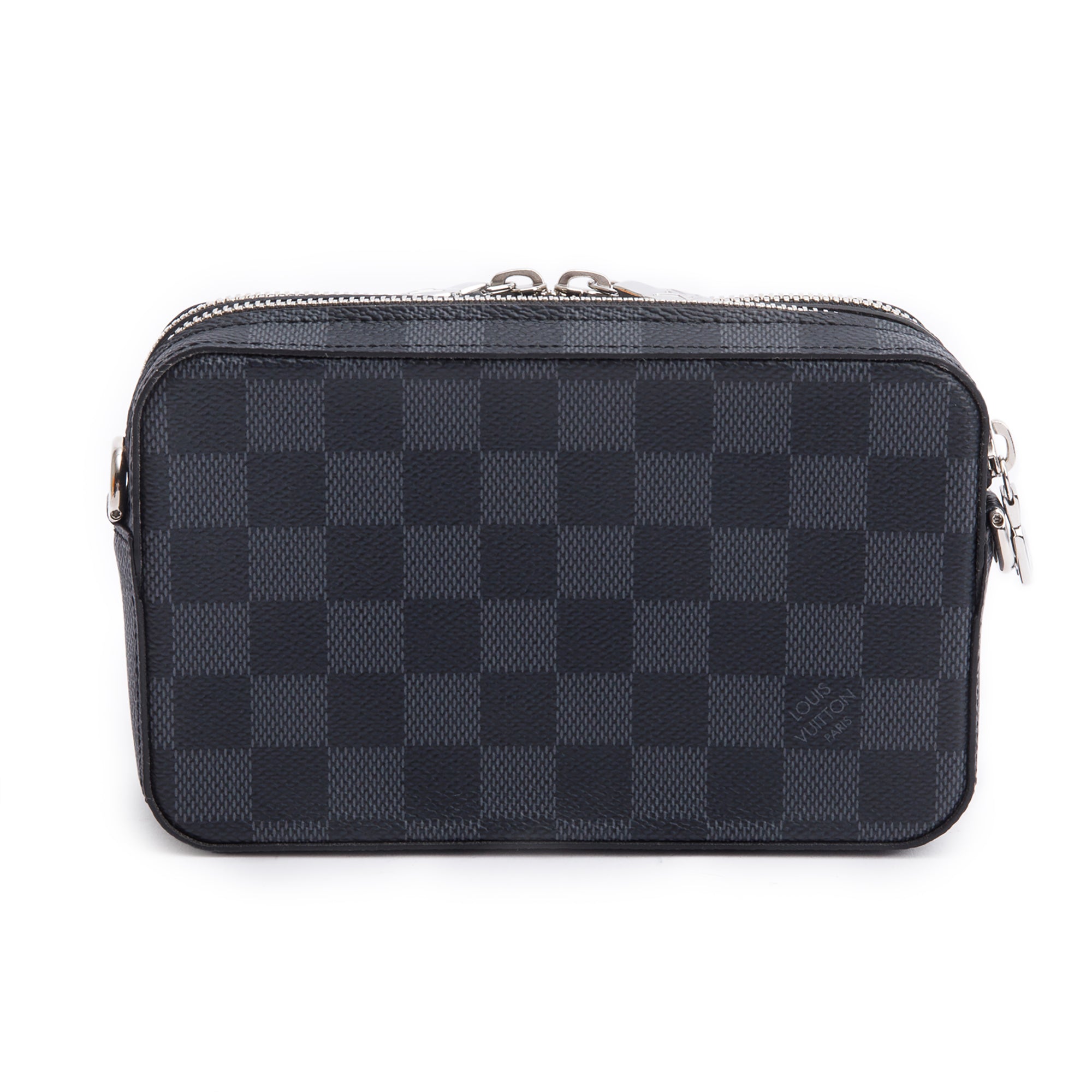 Louis Vuitton Damier Graphite Alpha Wearable Wallet Crossbody w/ Box