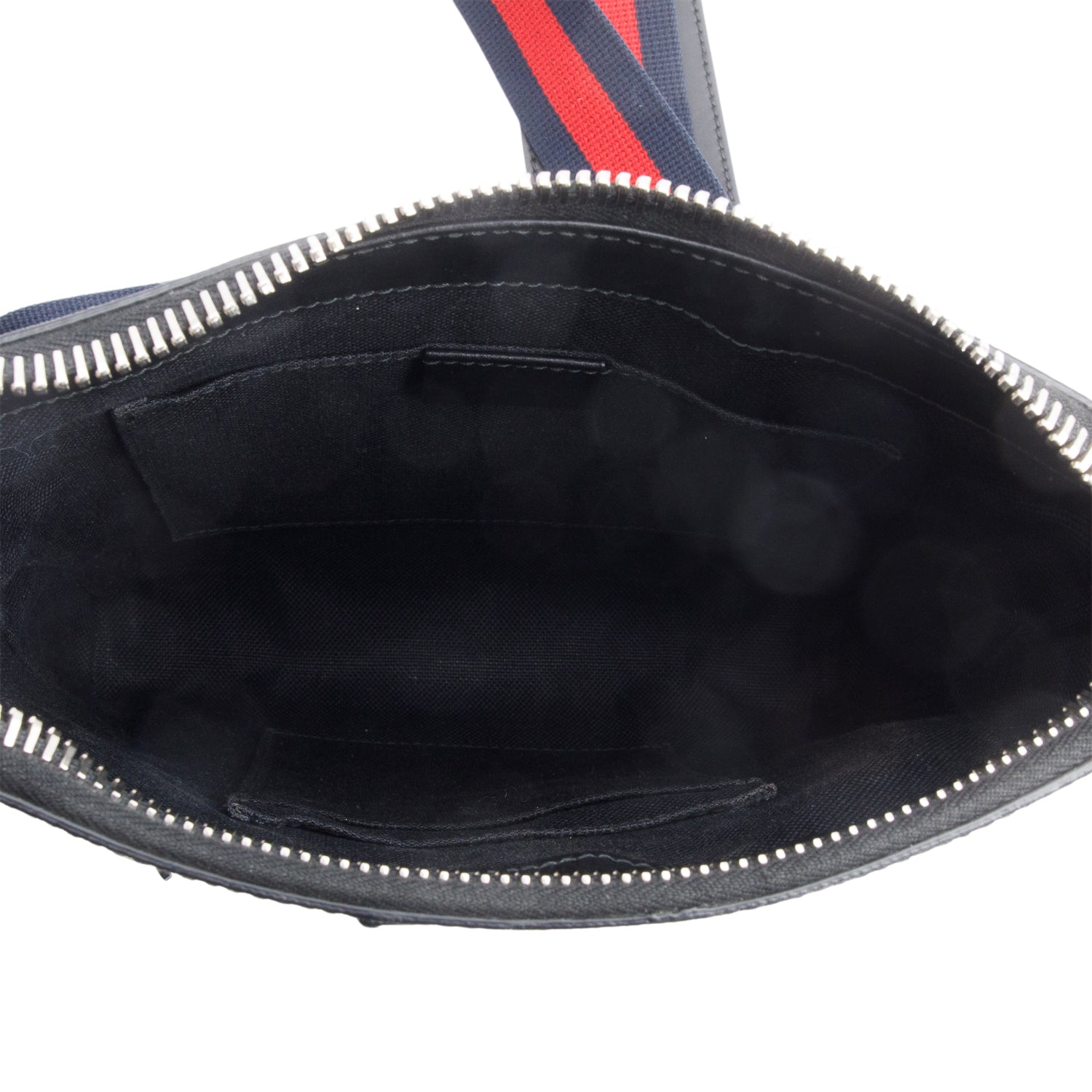 Gucci Black GG Supreme Small Messenger Bag