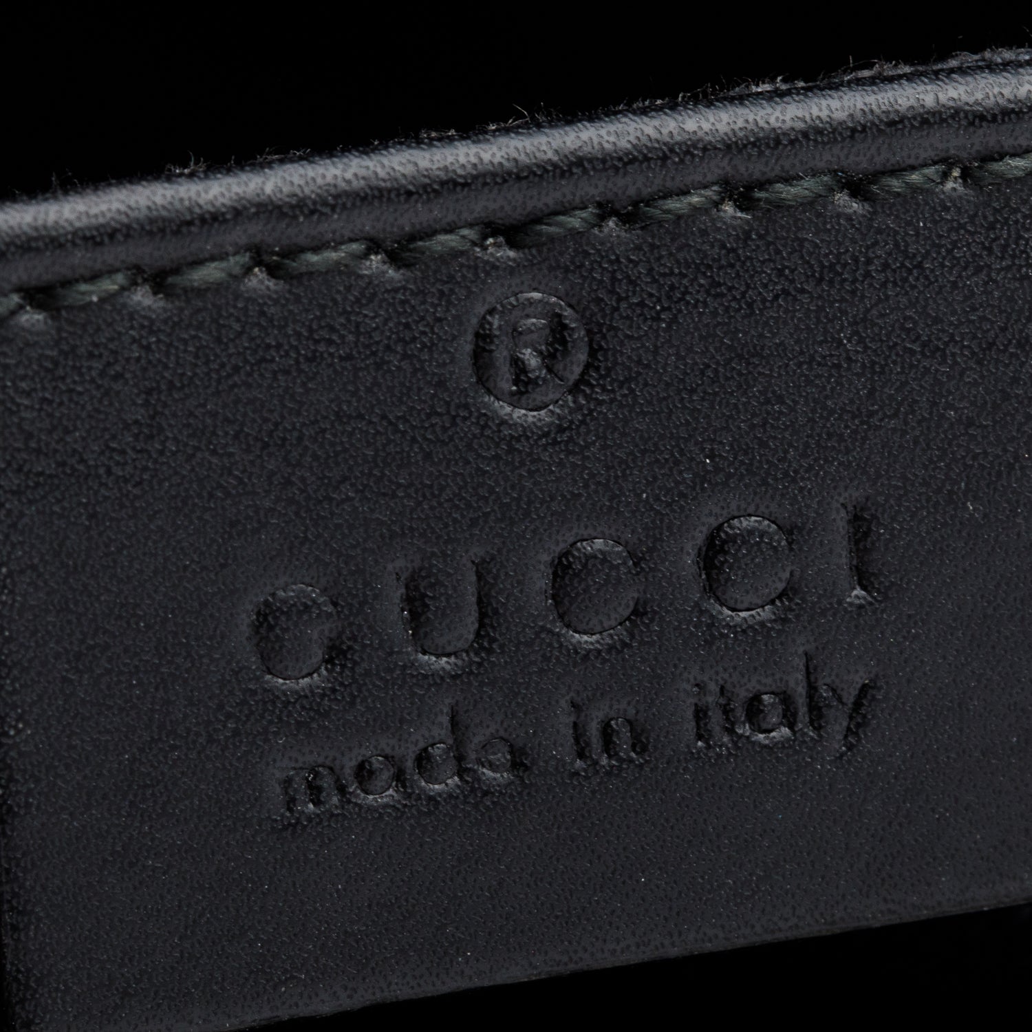 Gucci Black GG Supreme Small Messenger Bag