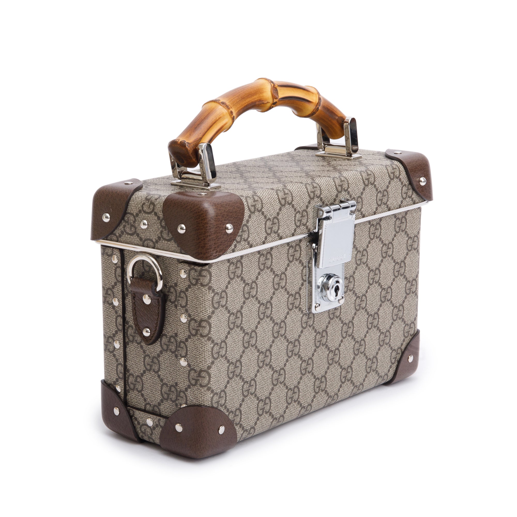 Gucci GG Supreme Globe Trotter Beauty Case w/ Receipt