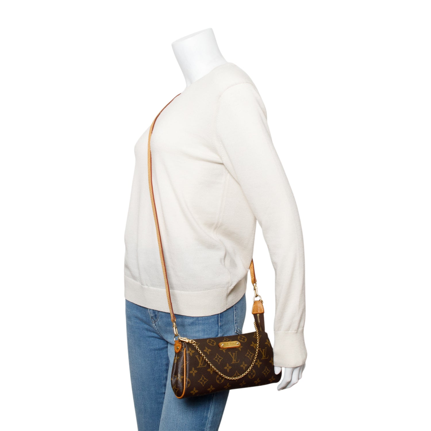 Louis Vuitton Monogram Eva Clutch w/ Strap