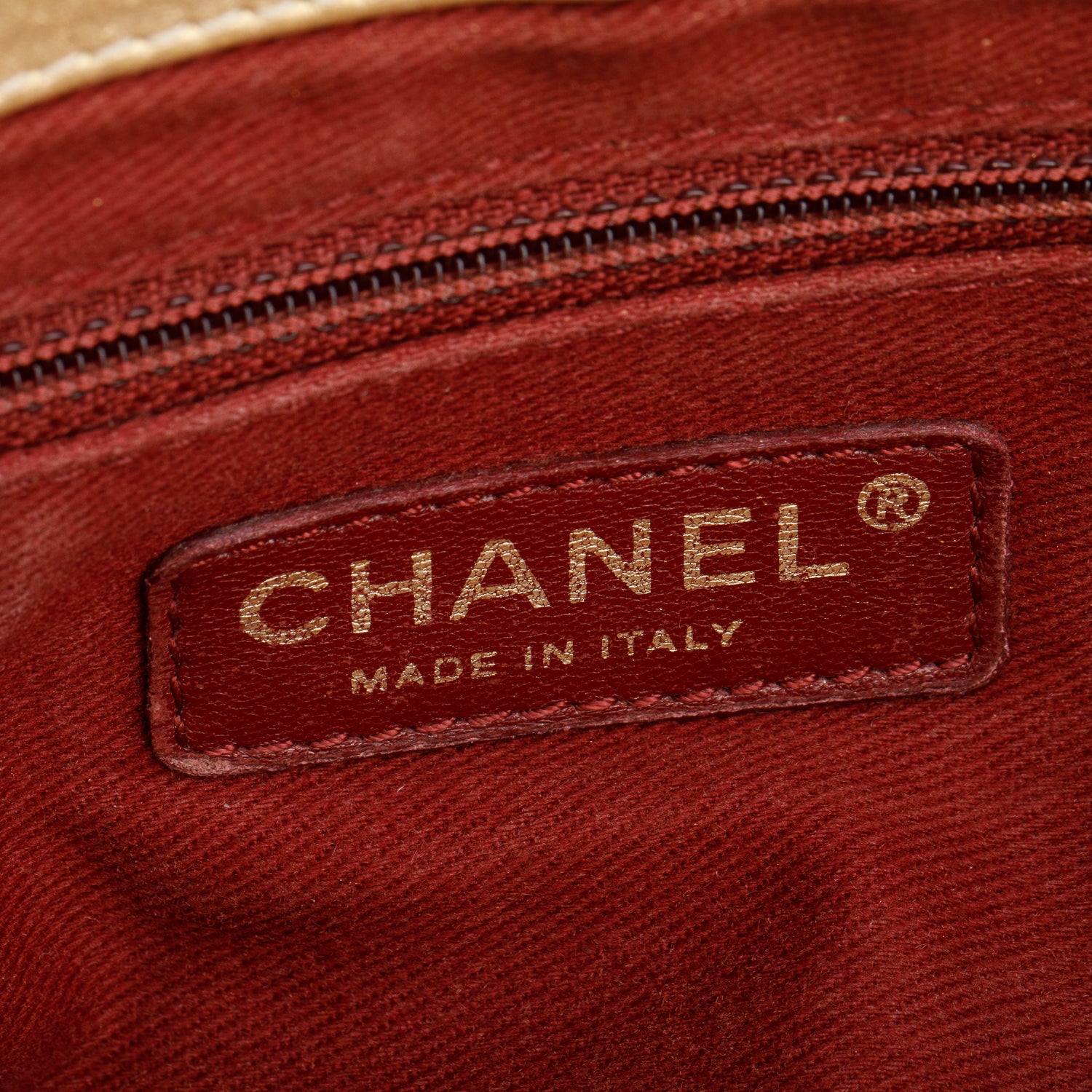 Chanel Metallic Gold Aged Calfskin Leather Small Pondicherry Flap Bag