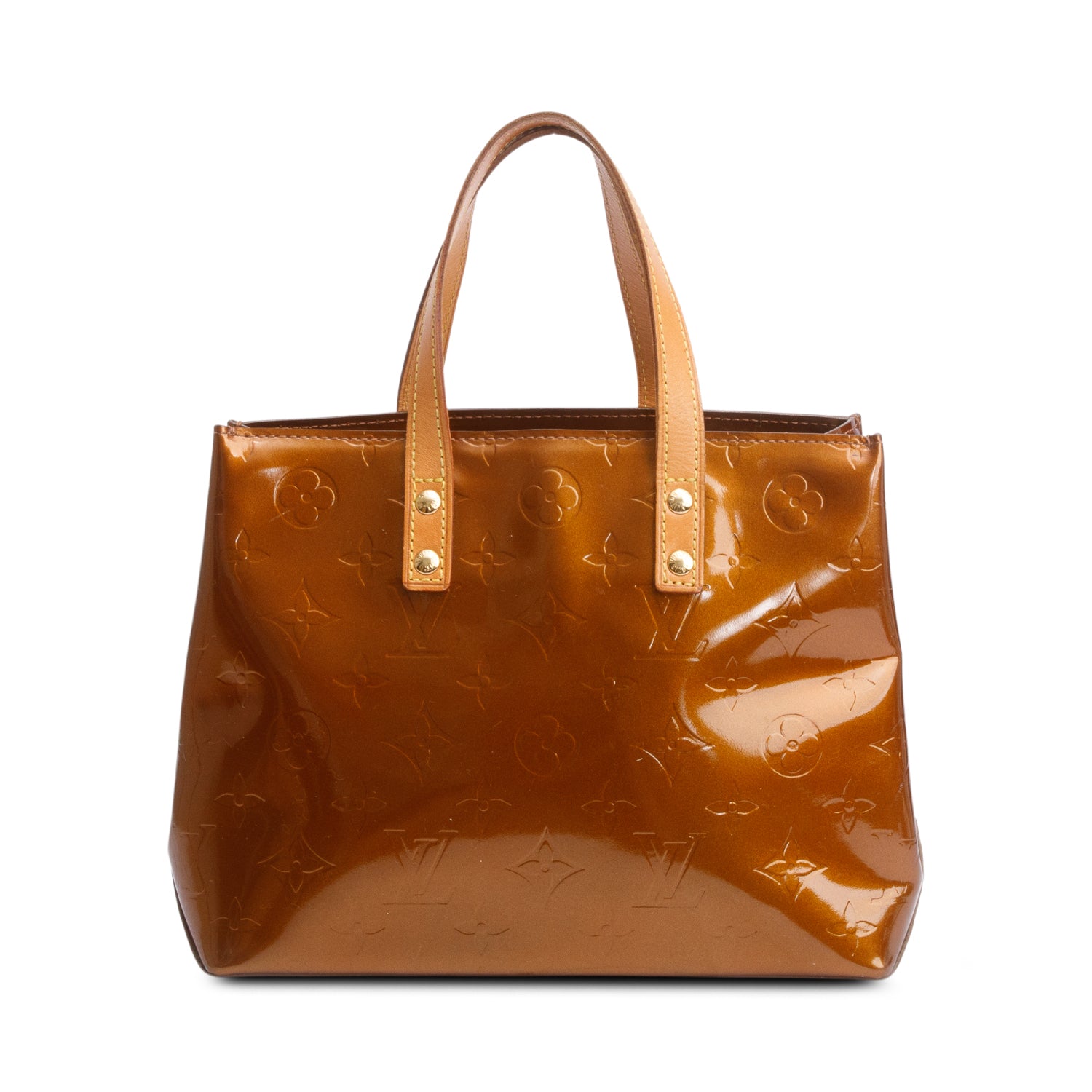 Louis Vuitton Brown Monogram Vernis Reade PM