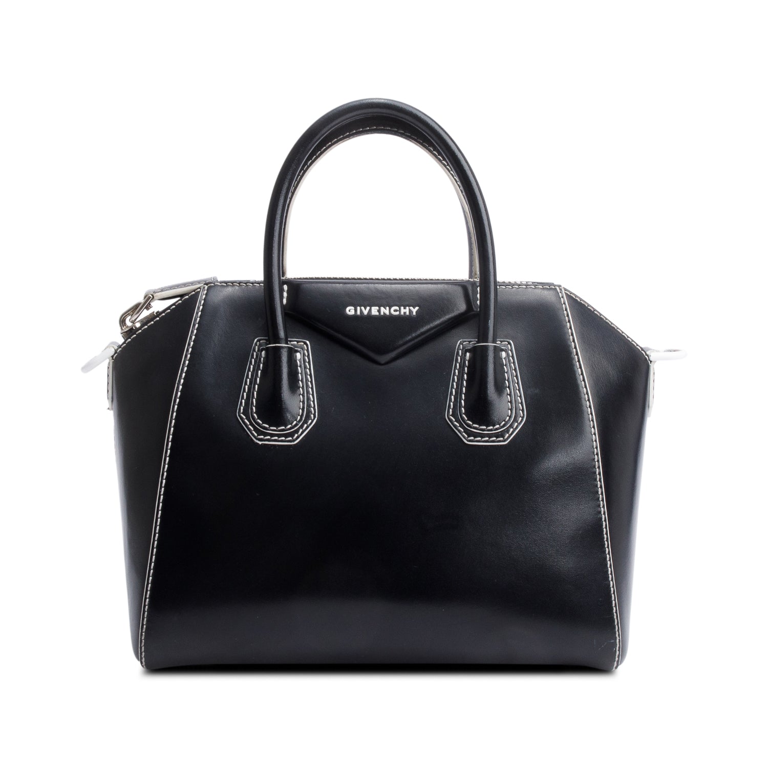 Givenchy Black Box Leather Small Antigona Bag