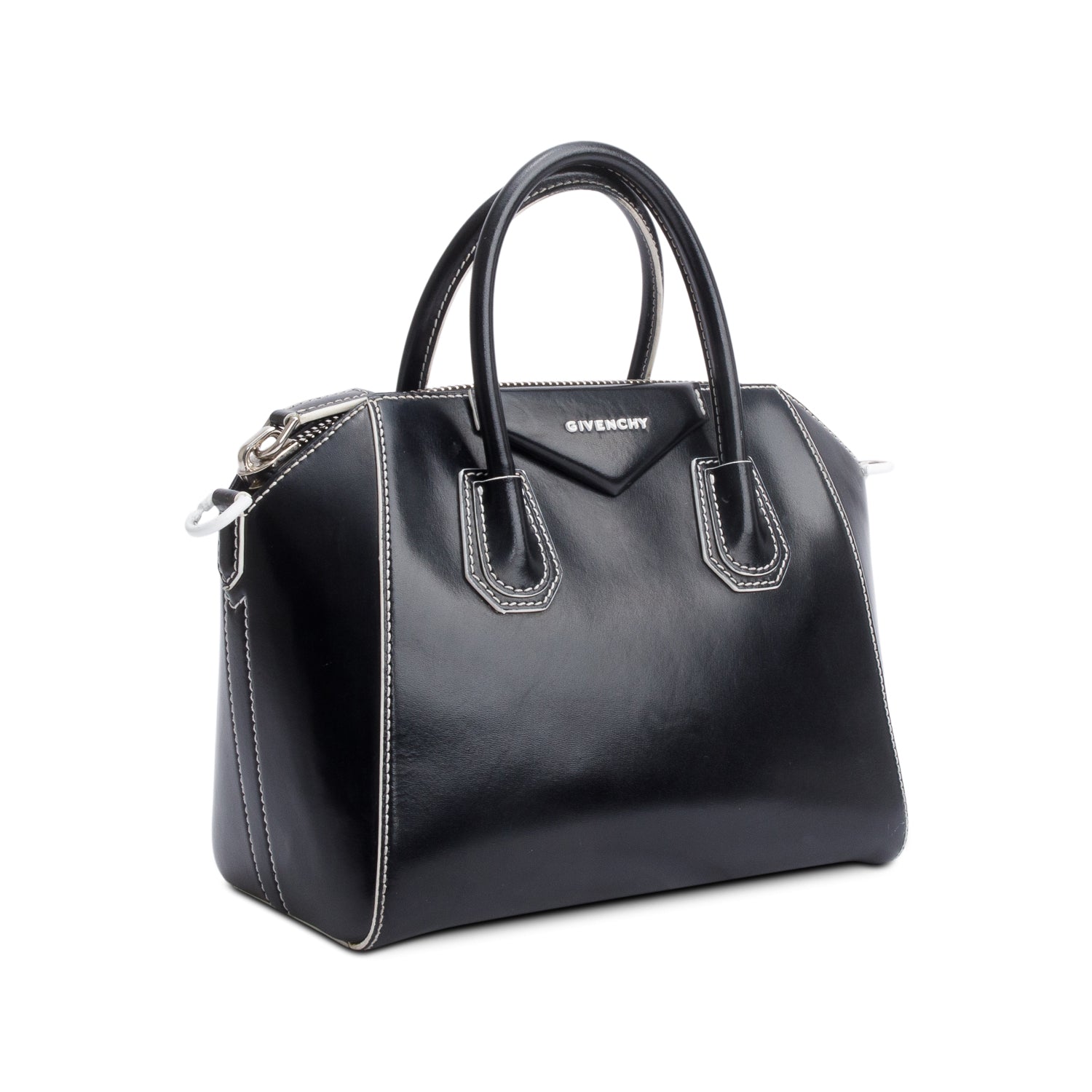 Givenchy Black Box Leather Small Antigona Bag
